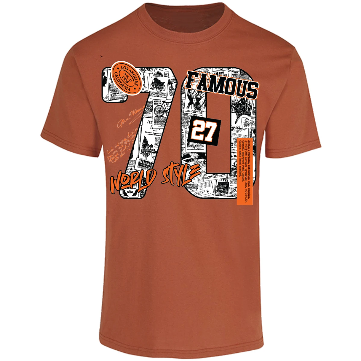 Playera Urbano Style Famous World Style 428 para Adulto 11