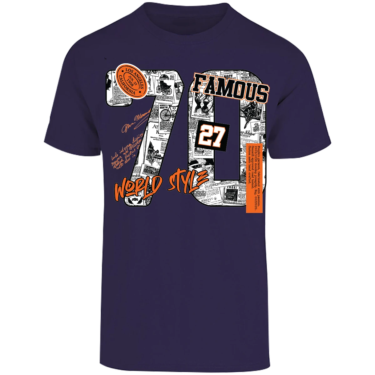 Playera Urbano Style Famous World Style 428 para Adulto 13