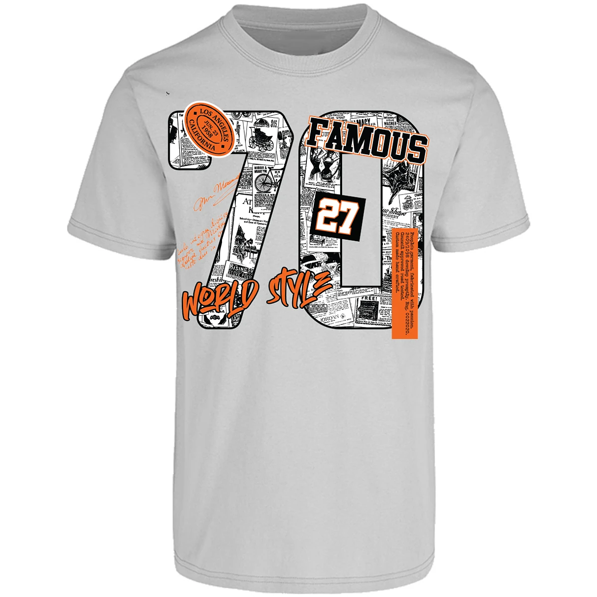 Playera Urbano Style Famous World Style 428 para Adulto 16