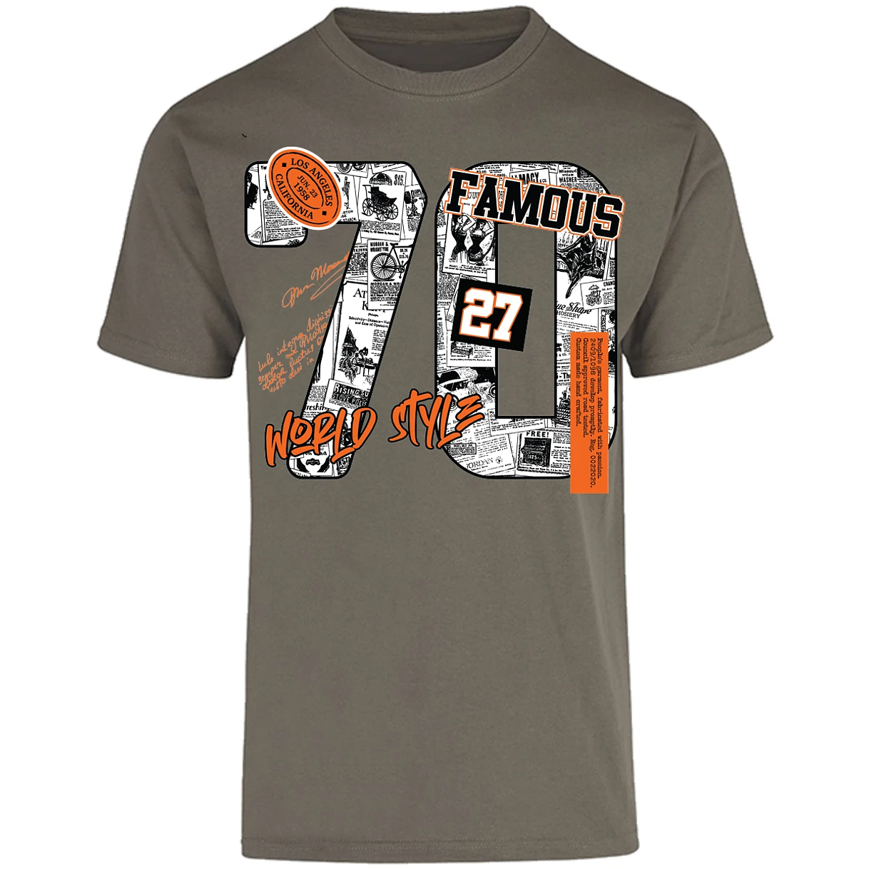 Playera Urbano Style Famous World Style 428 para Adulto 17