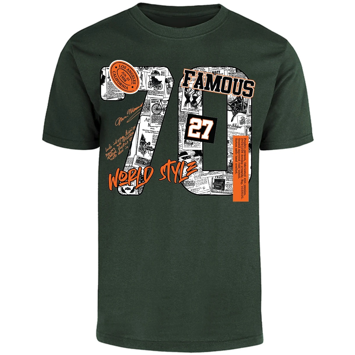 Playera Urbano Style Famous World Style 428 para Adulto 23