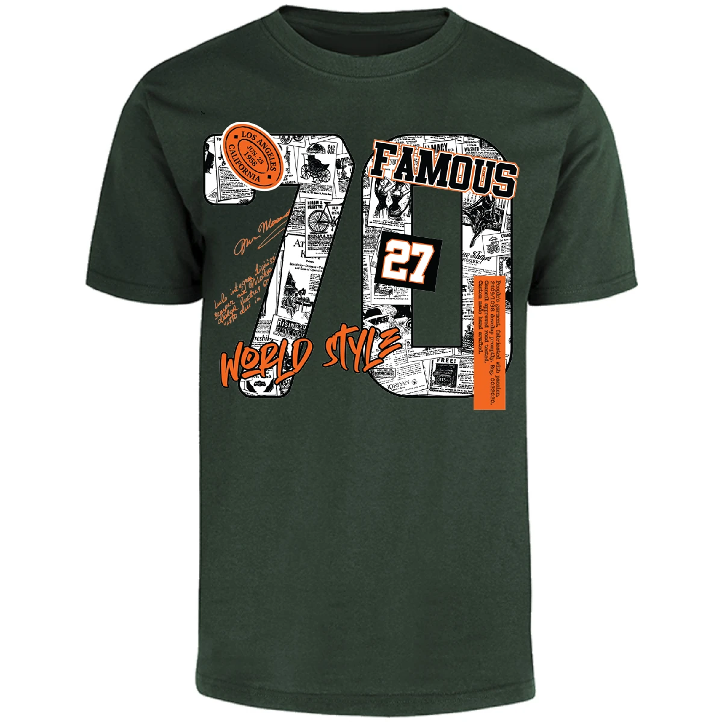 Playera Urbano Style Famous World Style 428 para Adulto 23