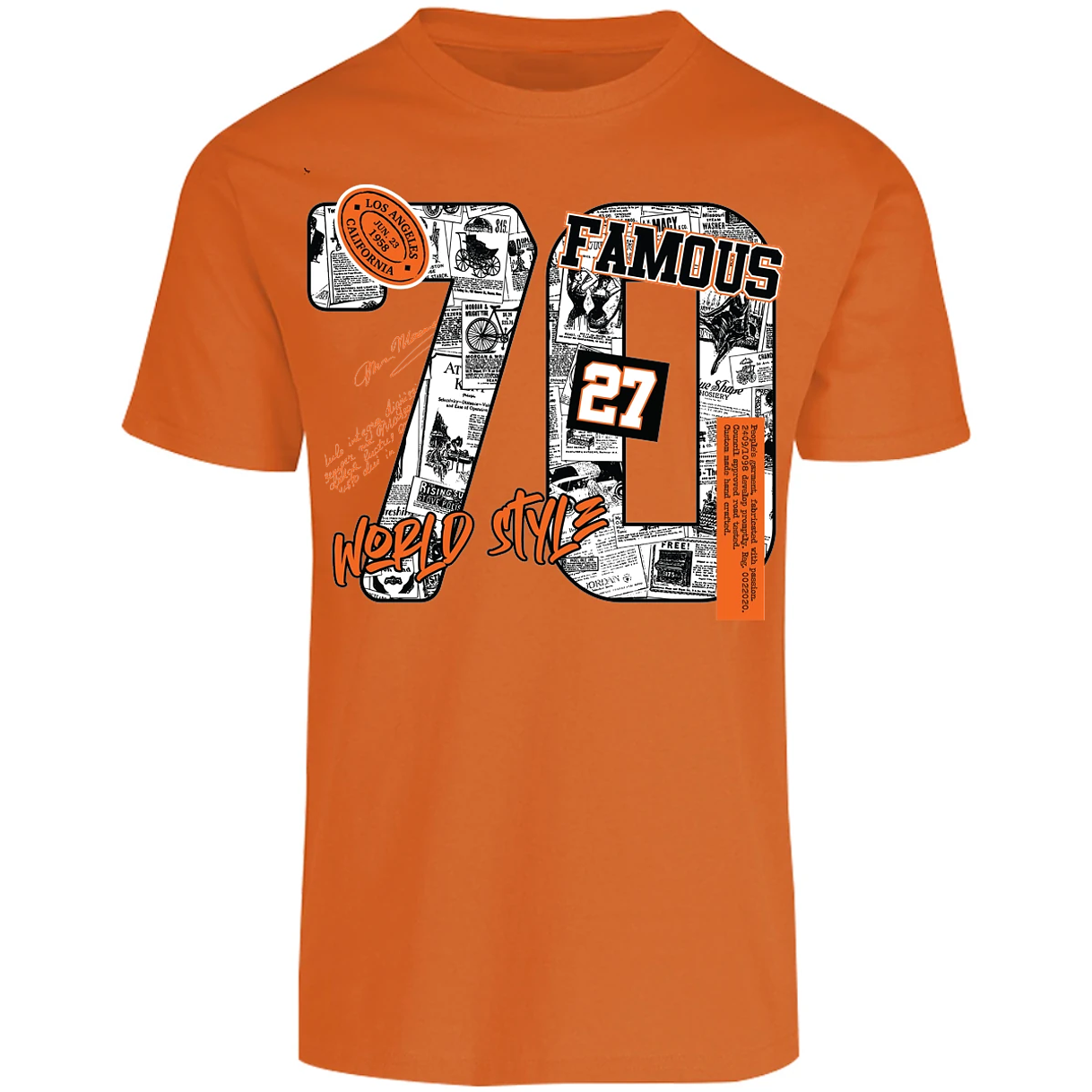 Playera Urbano Style Famous World Style 428 para Adulto 28