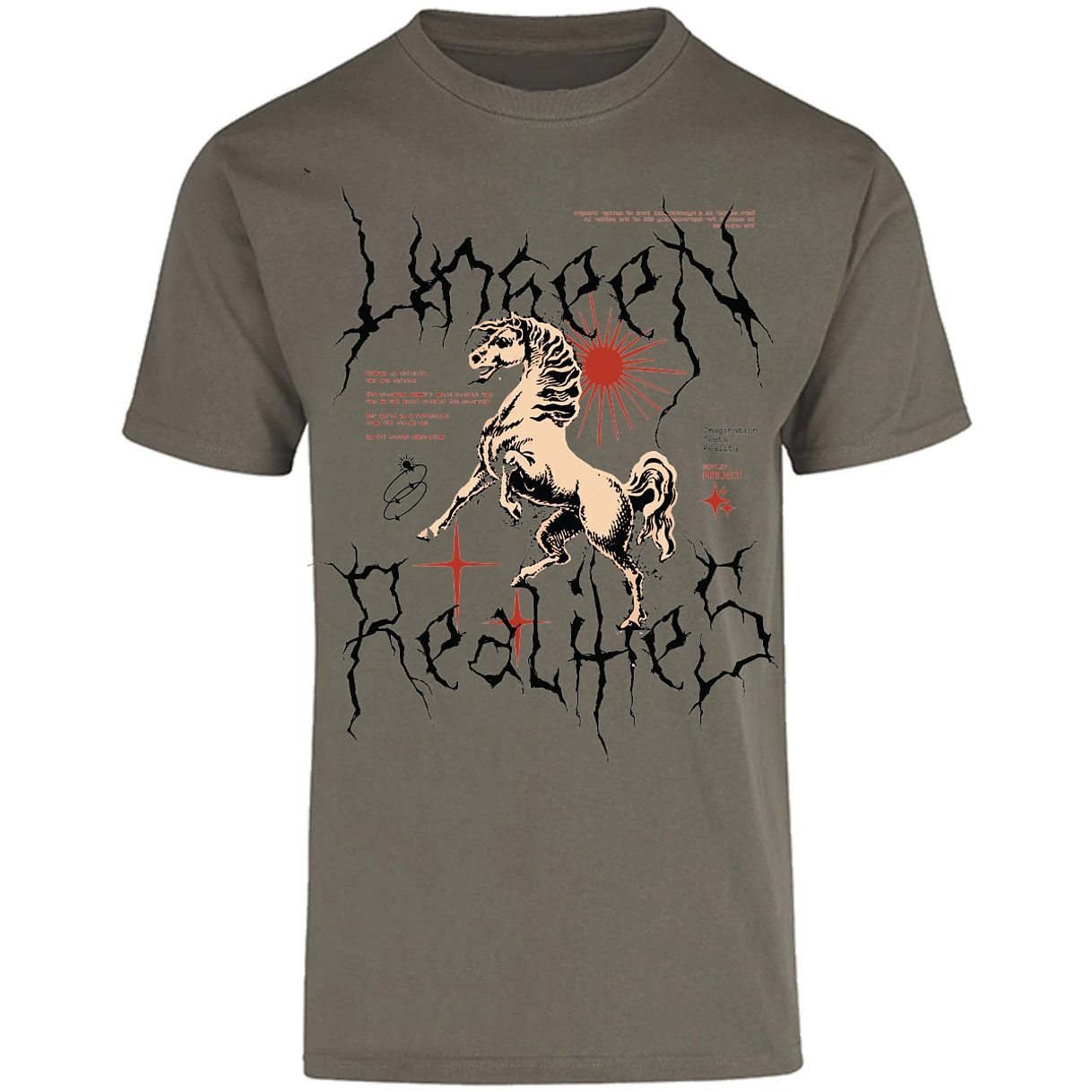 Playera Urbano Style Imagination Reality Project 154 para Adulto 25