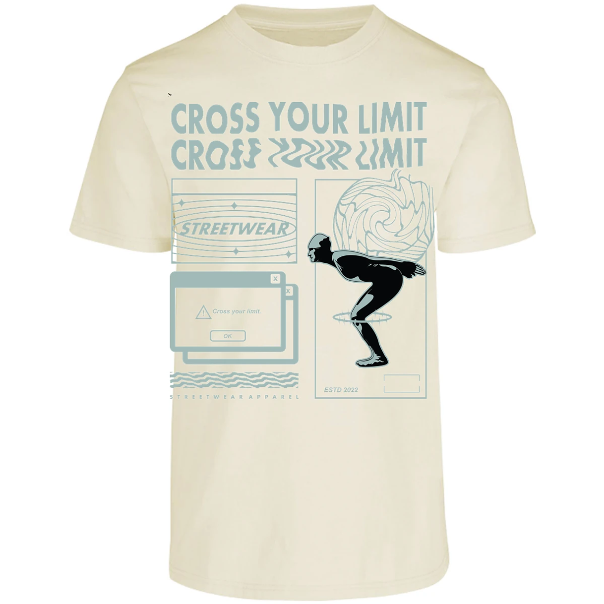 Playera Urbano Style Cross Your Limit 79 para Adulto 25