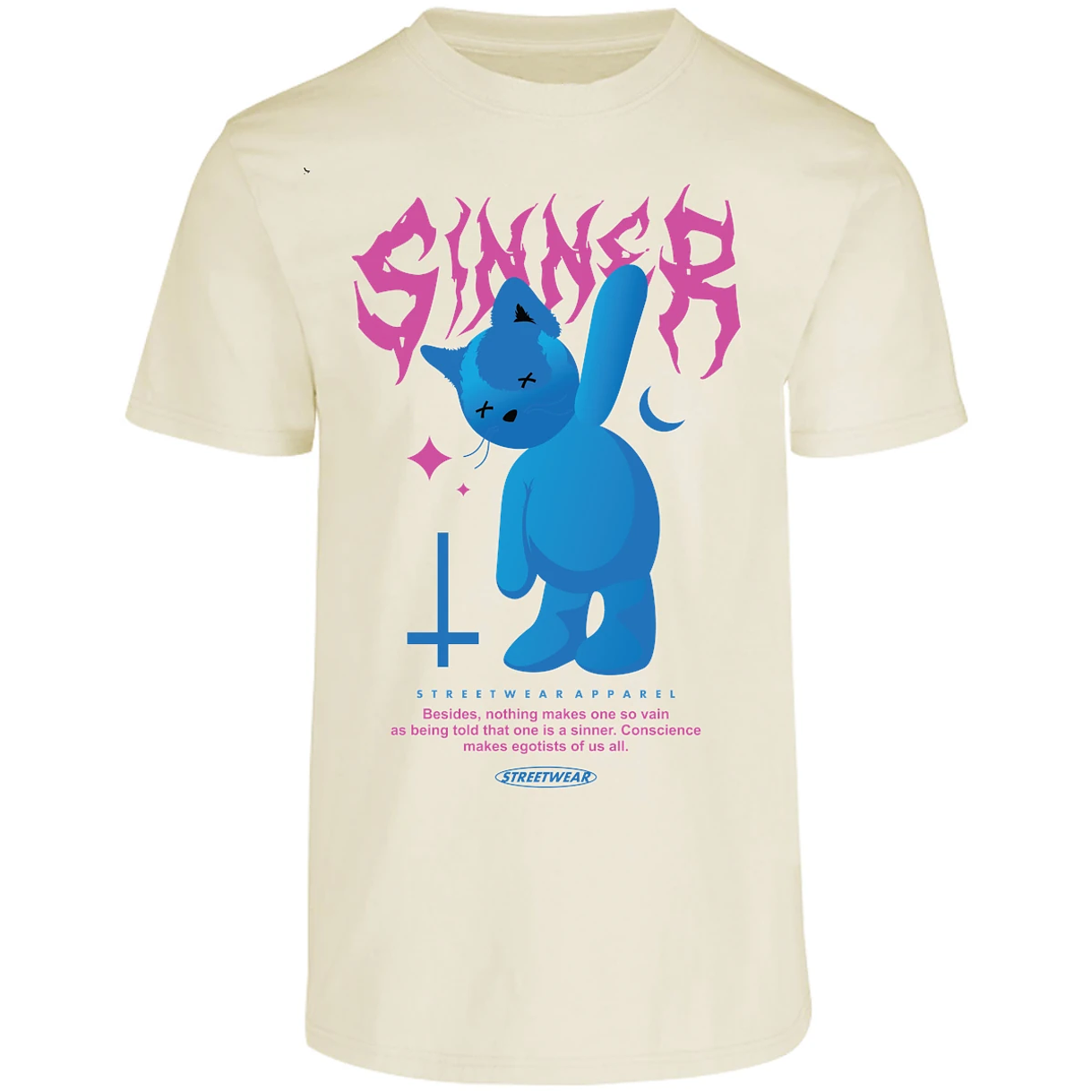 Playera Urbano Style Nothing Being Egotists 415 para Adulto 29