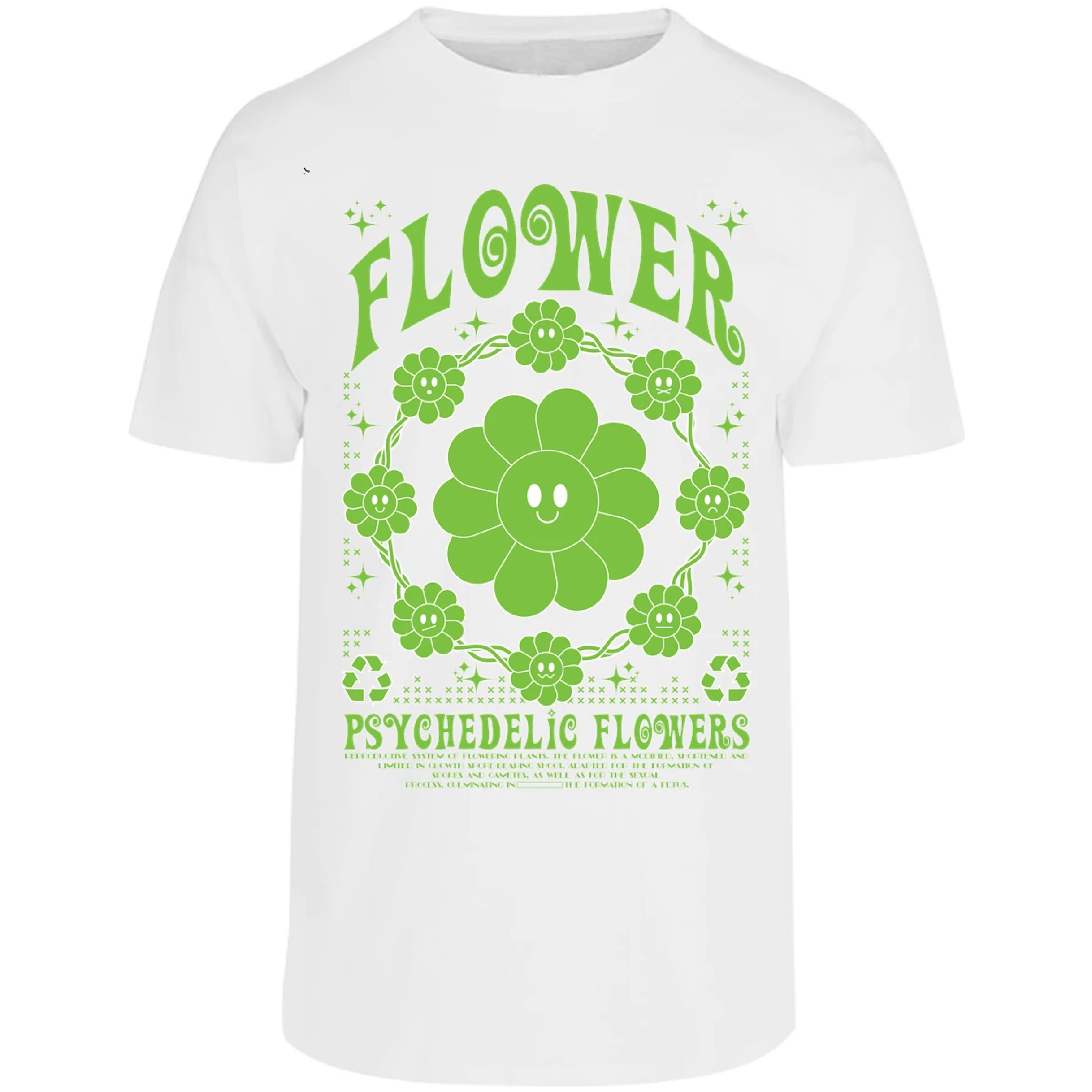 Playera Urbano Style Flowers 177 para Adulto 4