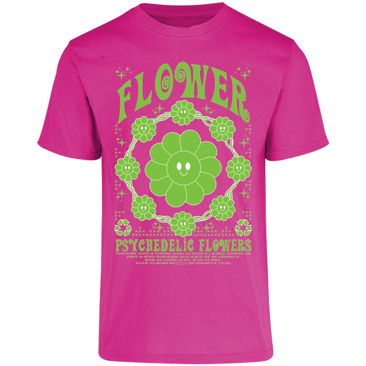 Playera Urbano Style Flowers 177 para Adulto 30