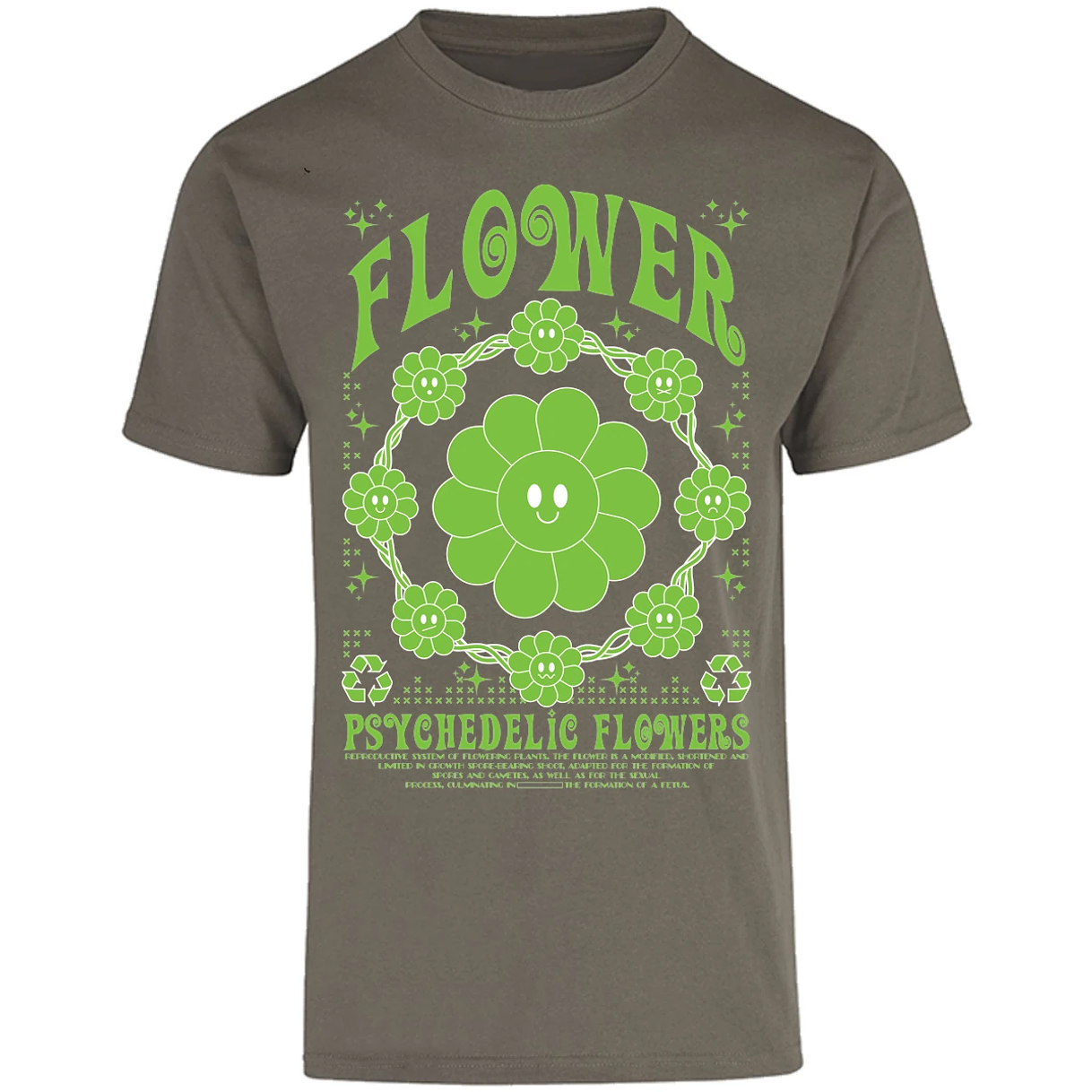 Playera Urbano Style Flowers 177 para Adulto 14