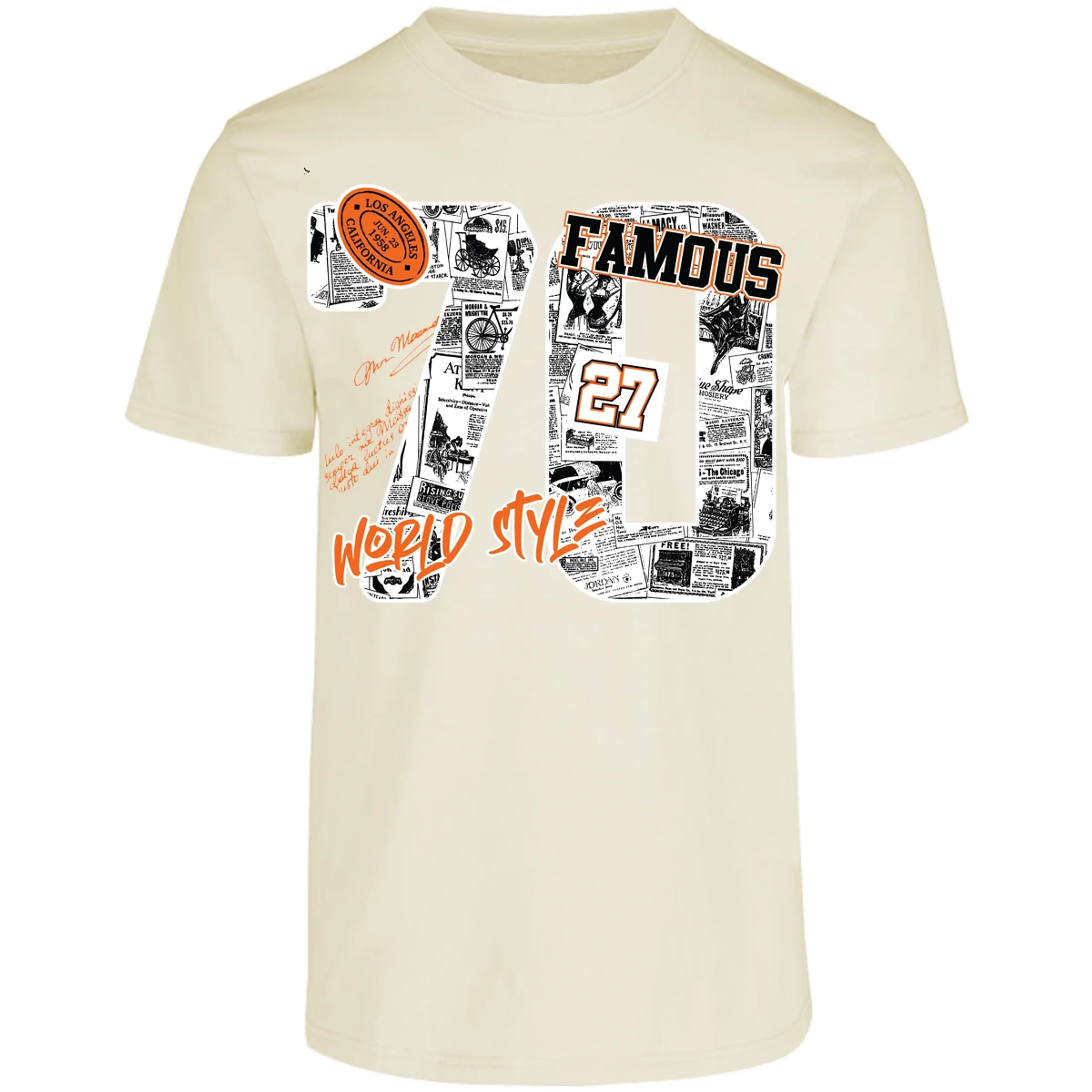 Playera Urbano Style Famous World Style 427 para Adulto 27