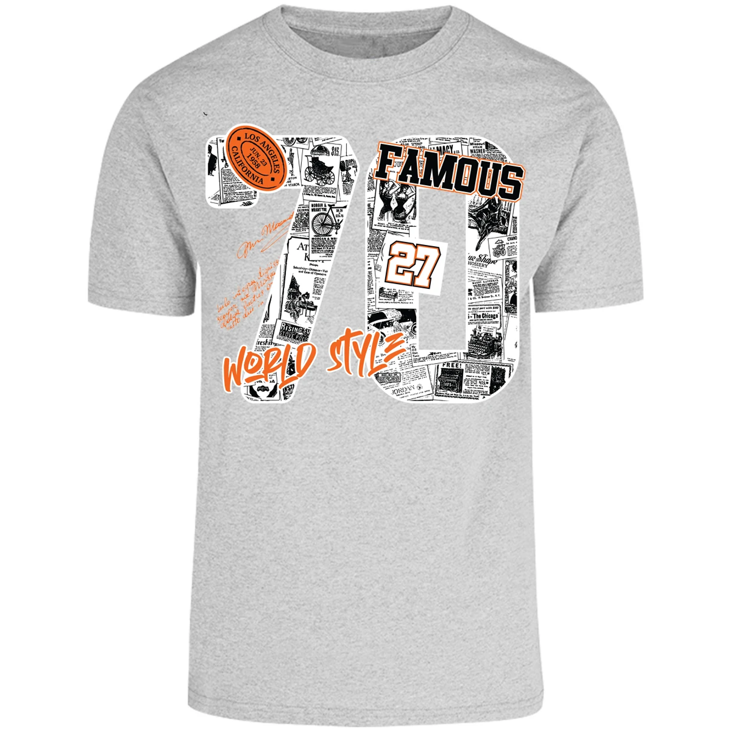 Playera Urbano Style Famous World Style 427 para Adulto 22