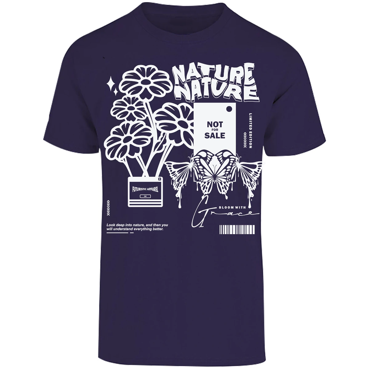 Playera Urbano Style Everything Deep Nature 227 para Adulto 25