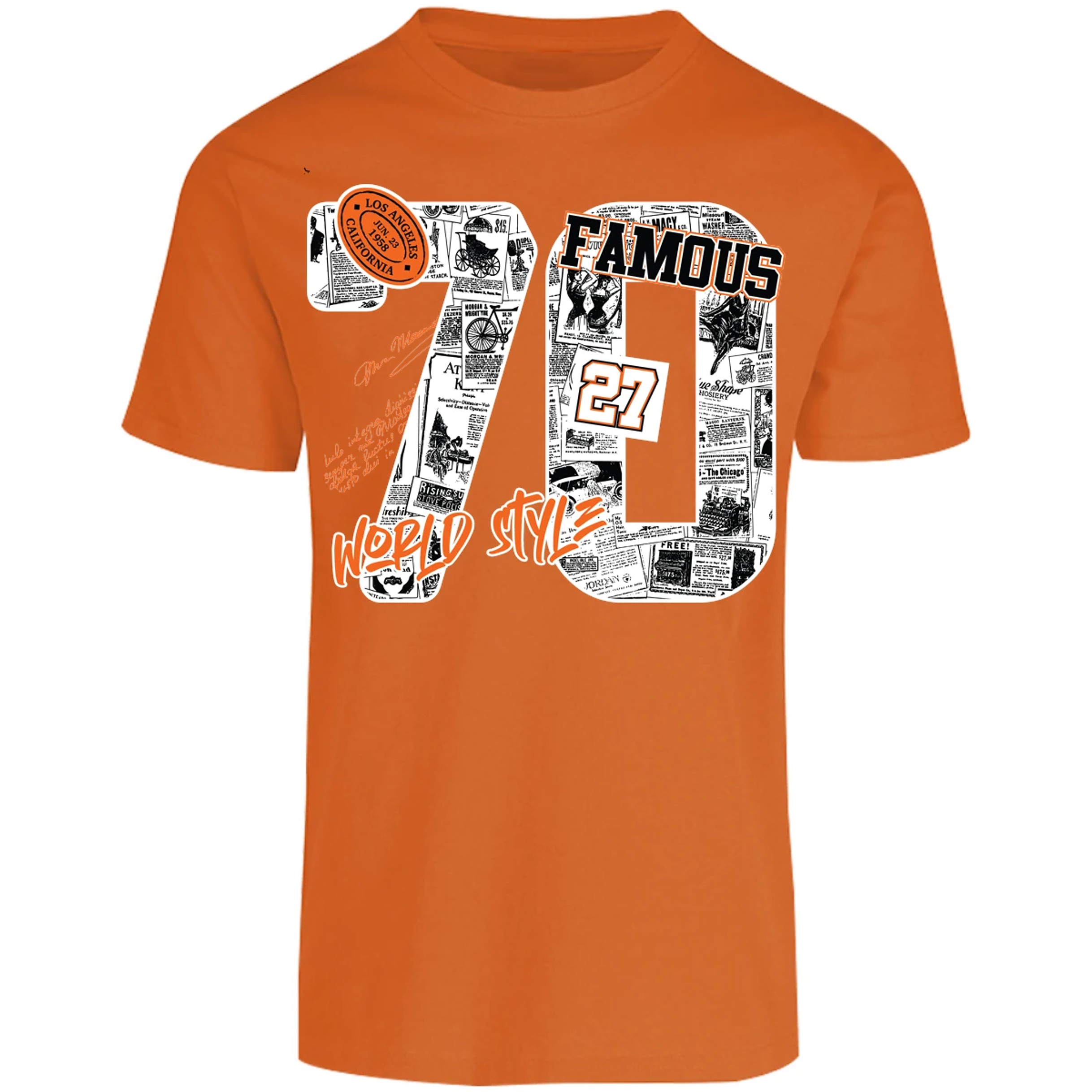 Playera Urbano Style Famous World Style 427 para Adulto 19