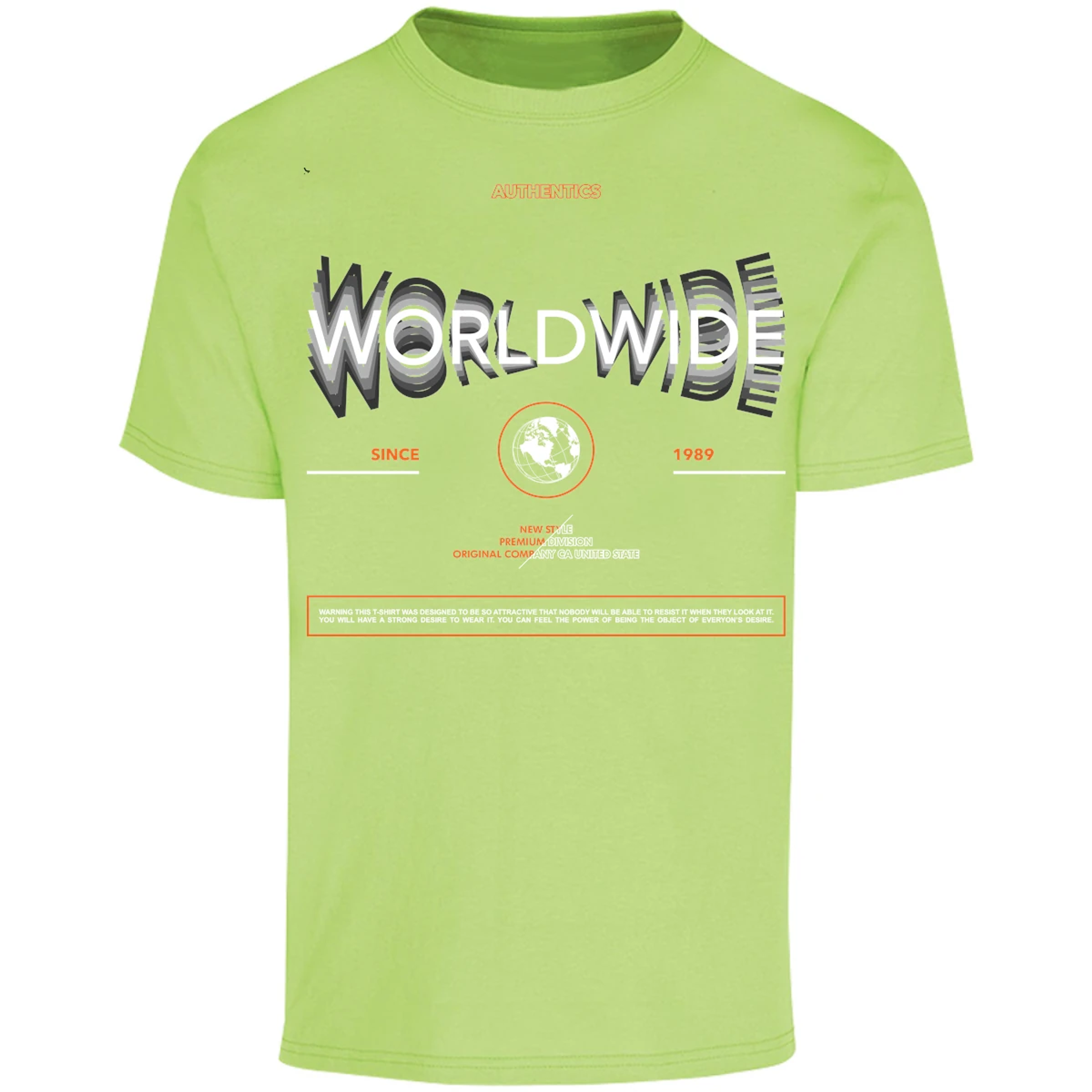 Playera Urbano Style Worldwide 3 para Adulto 3
