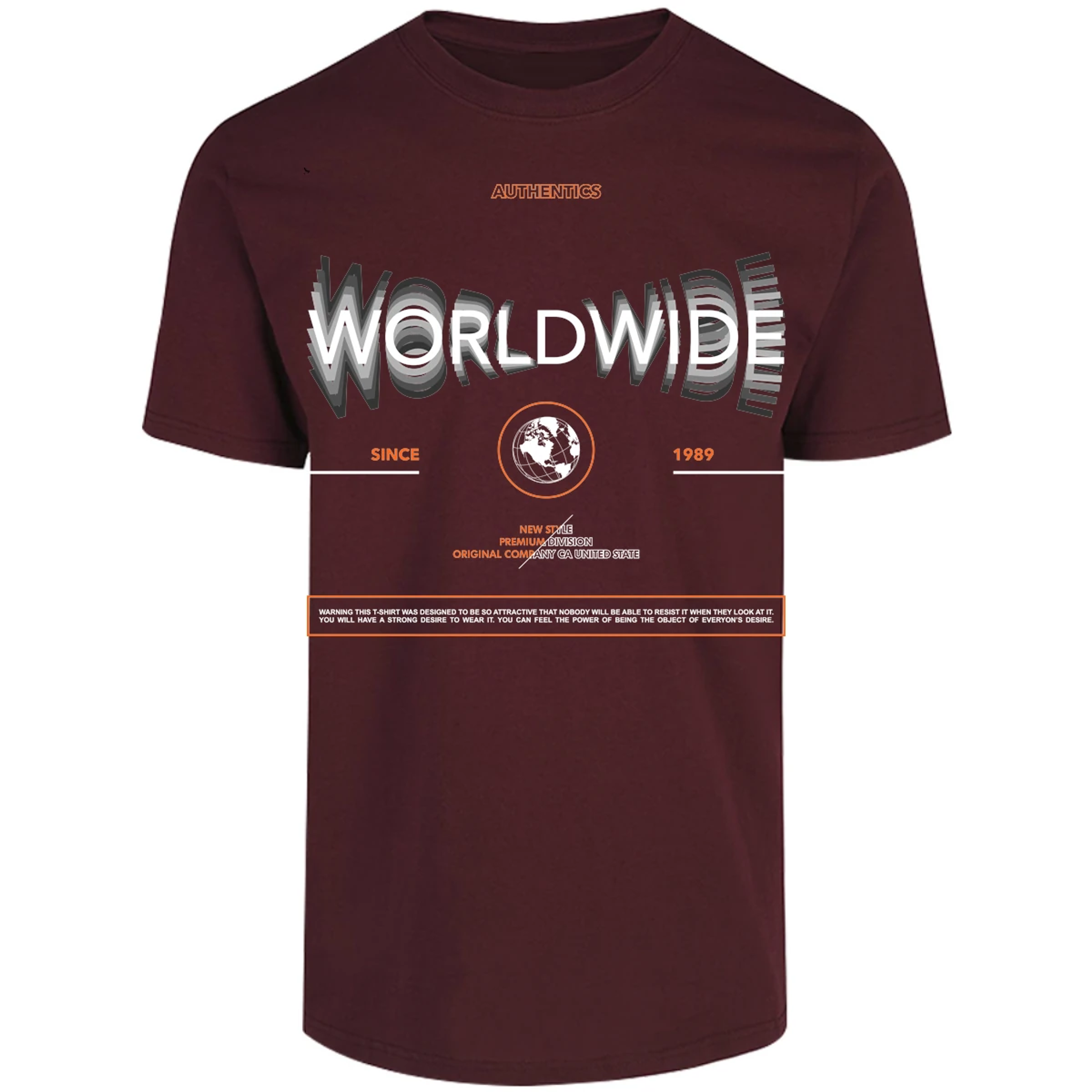 Playera Urbano Style Worldwide 3 para Adulto 10