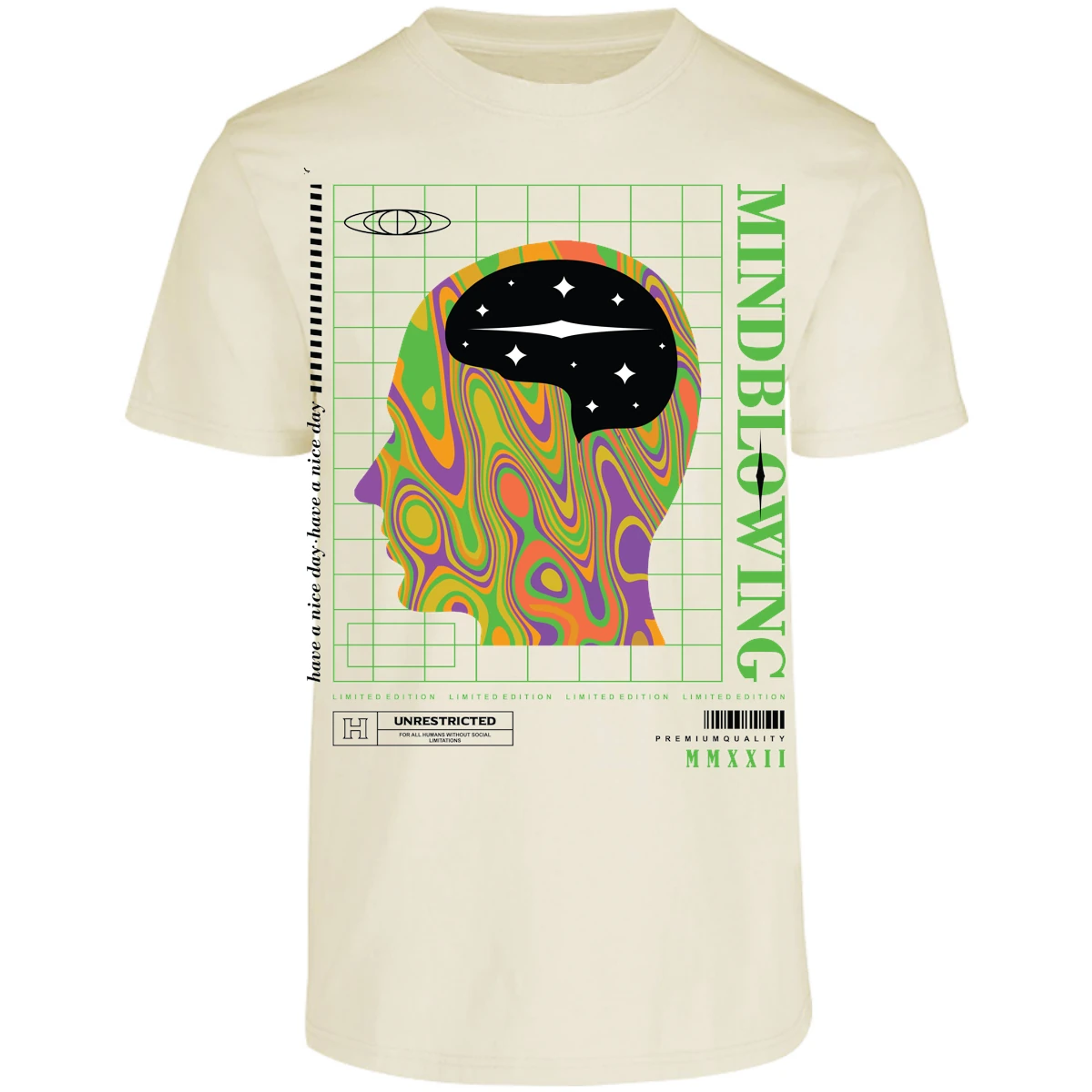 Playera Urbano Style Mind Blowing 44 para Adulto 1