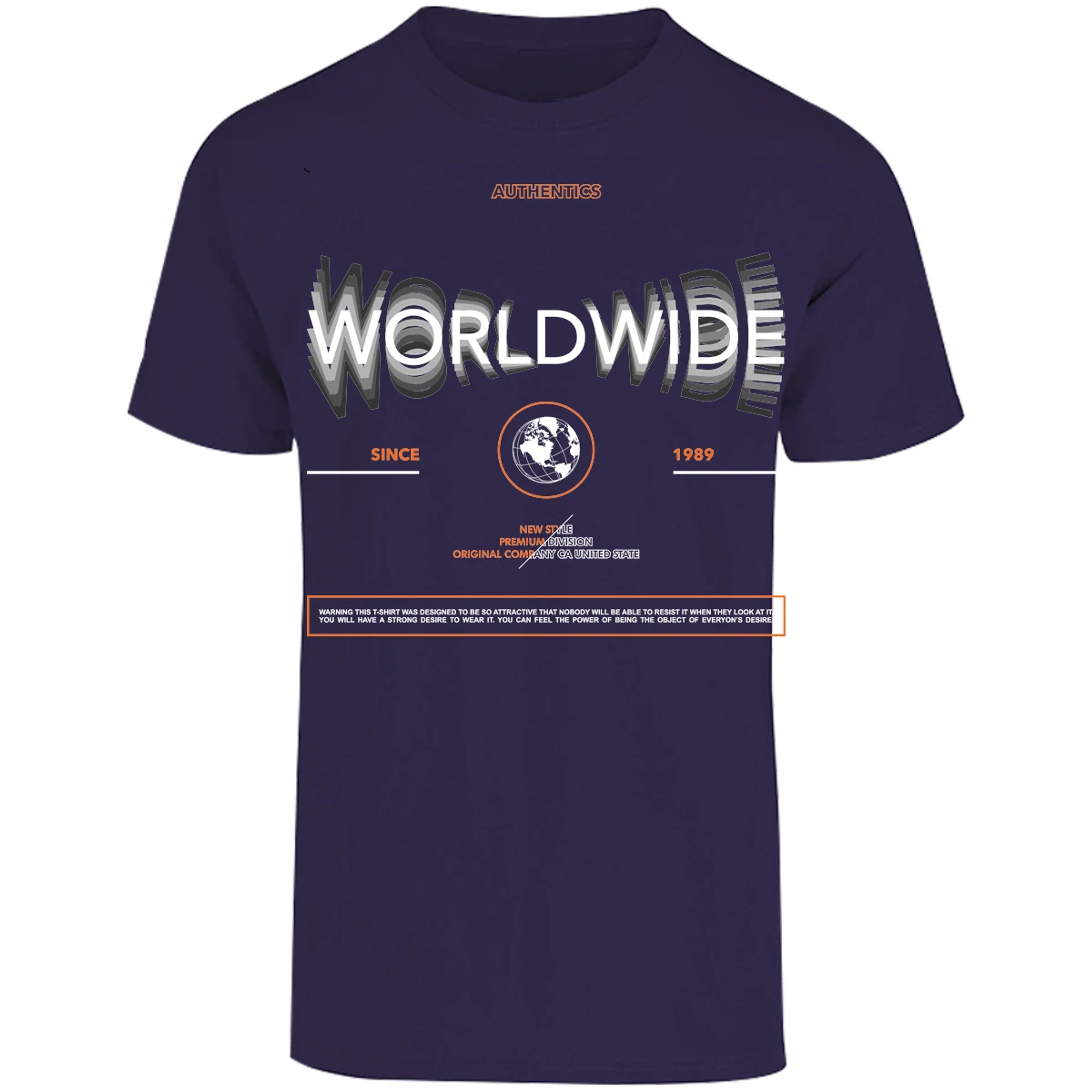 Playera Urbano Style Worldwide 3 para Adulto 28