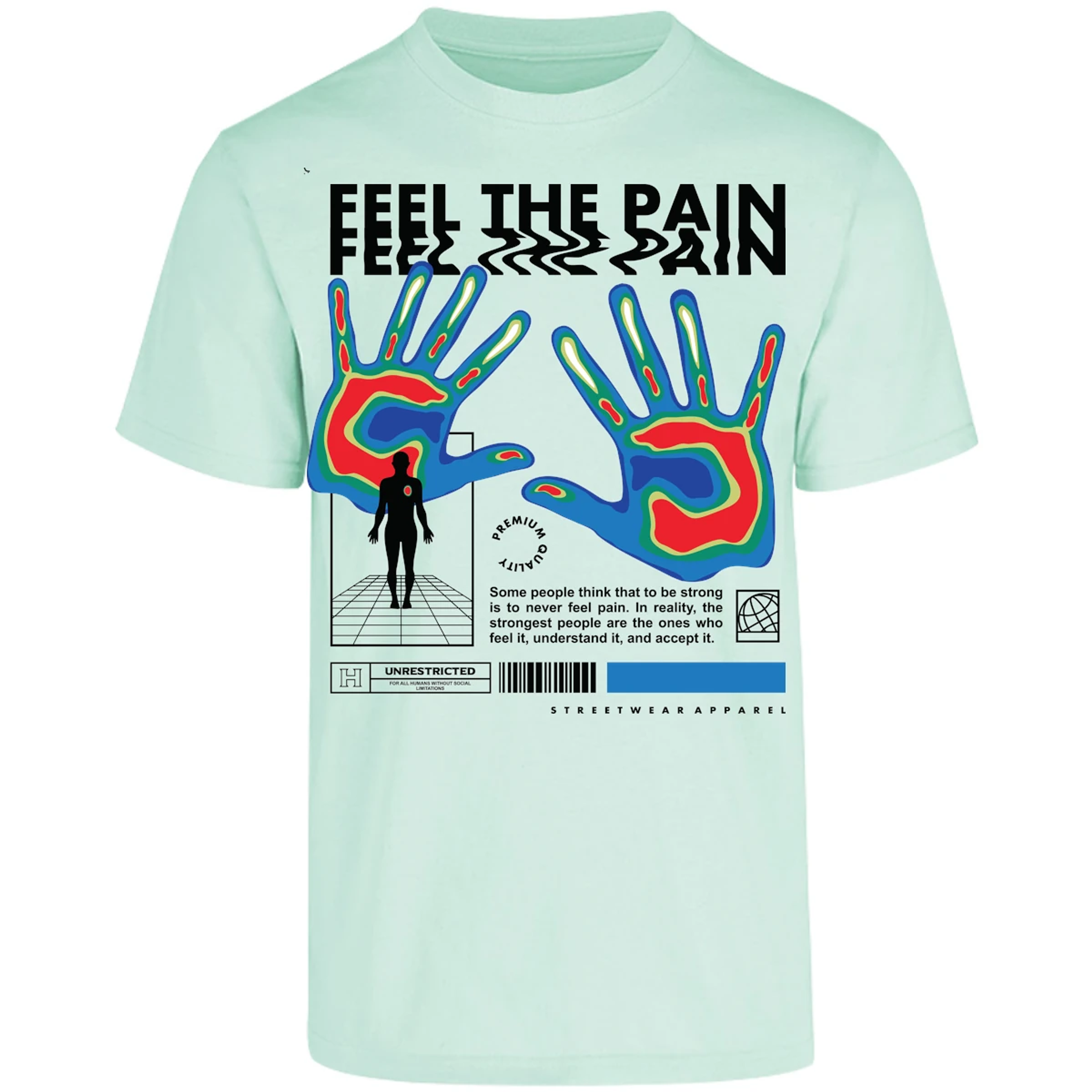 Playera Urbano Style Unrestricted Without Reality 142 para Adulto 5