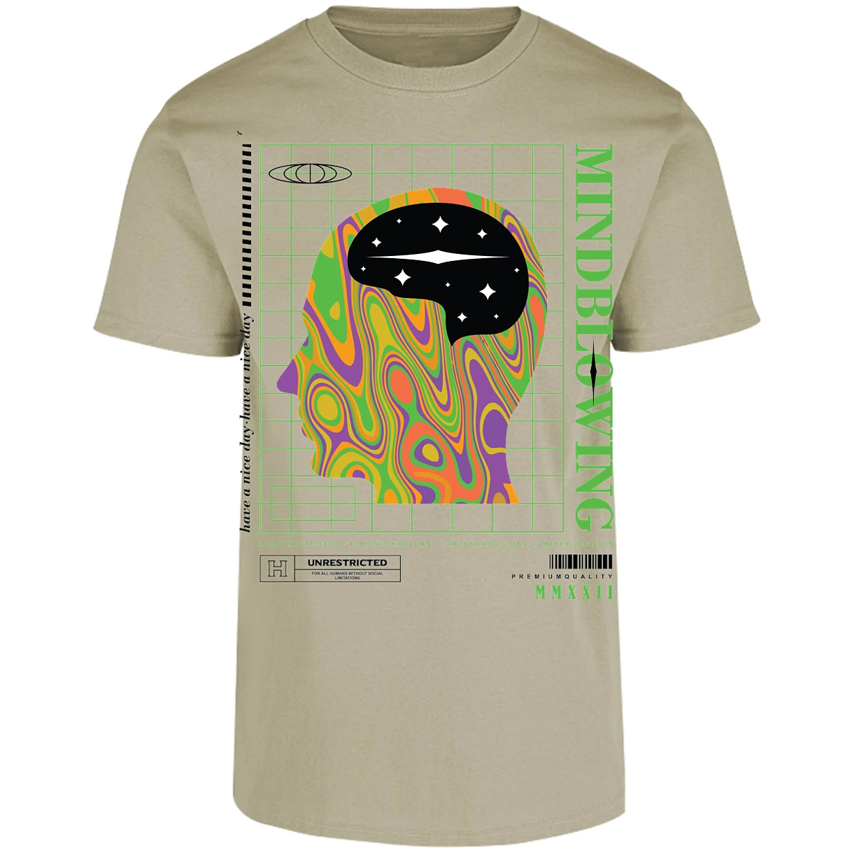 Playera Urbano Style Mind Blowing 44 para Adulto 3