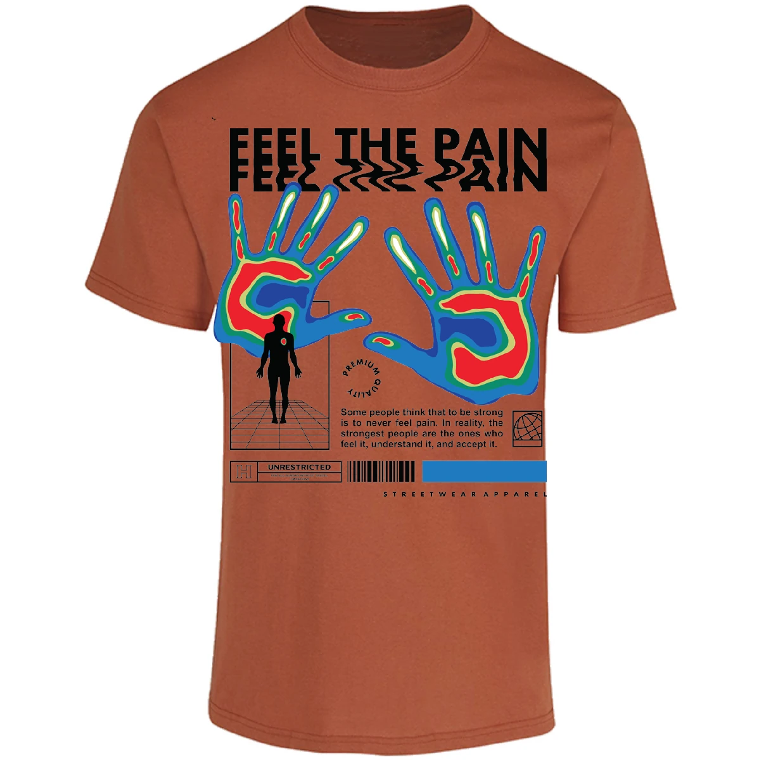 Playera Urbano Style Unrestricted Without Reality 142 para Adulto 23