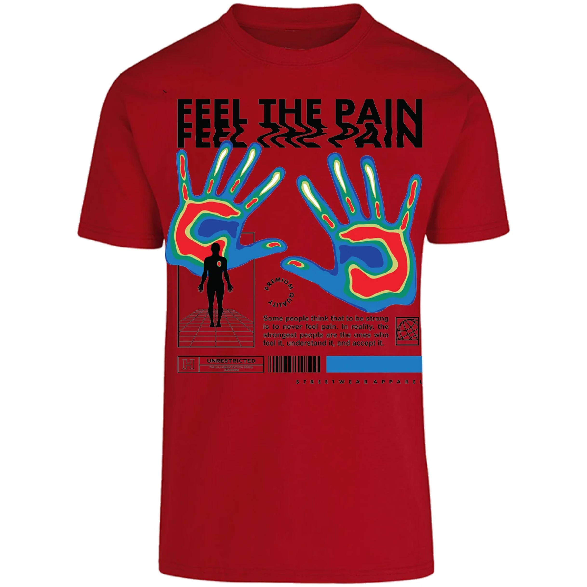 Playera Urbano Style Unrestricted Without Reality 142 para Adulto 25