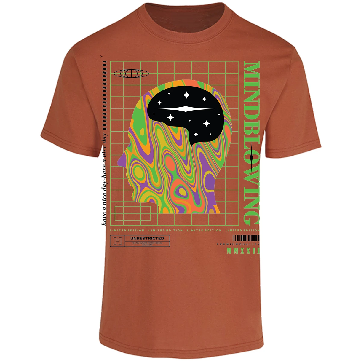 Playera Urbano Style Mind Blowing 44 para Adulto 27