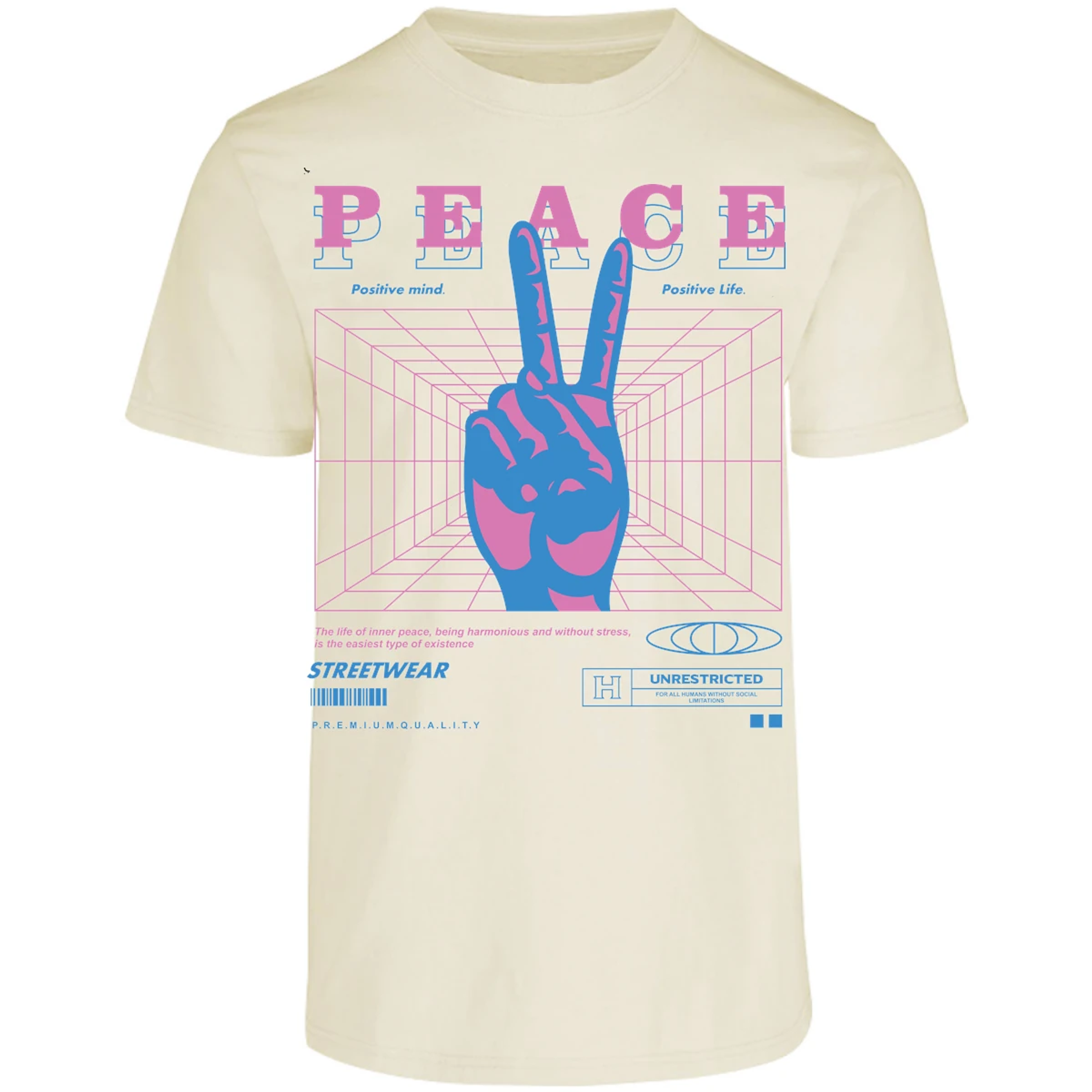 Playera Urbano Style Peace 403 para Adulto 18