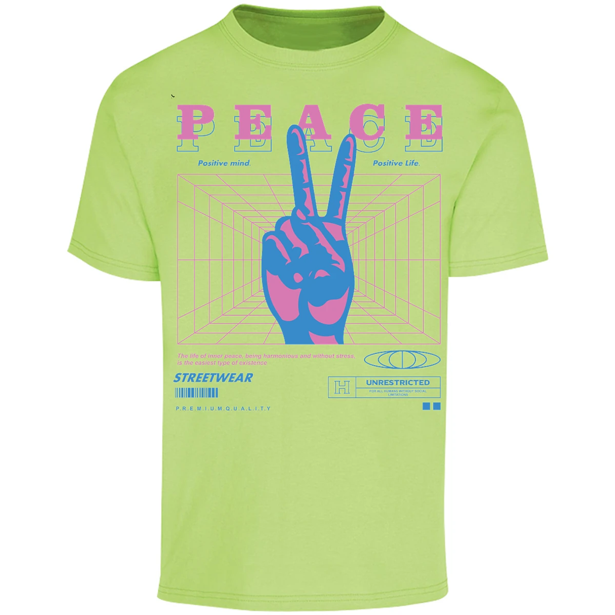 Playera Urbano Style Peace 403 para Adulto 12