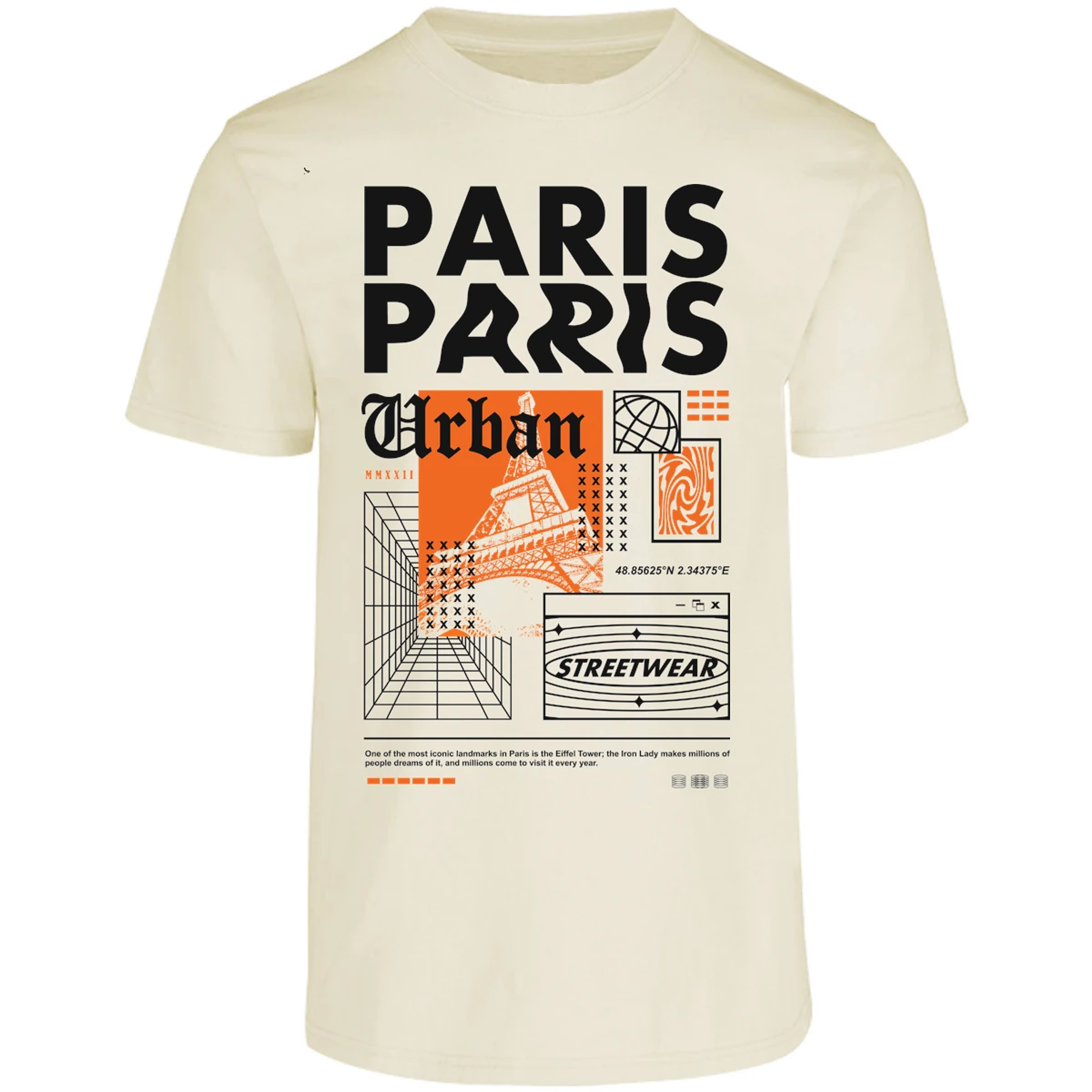 Playera Urbano Style Paris Urban 90 para Adulto 10