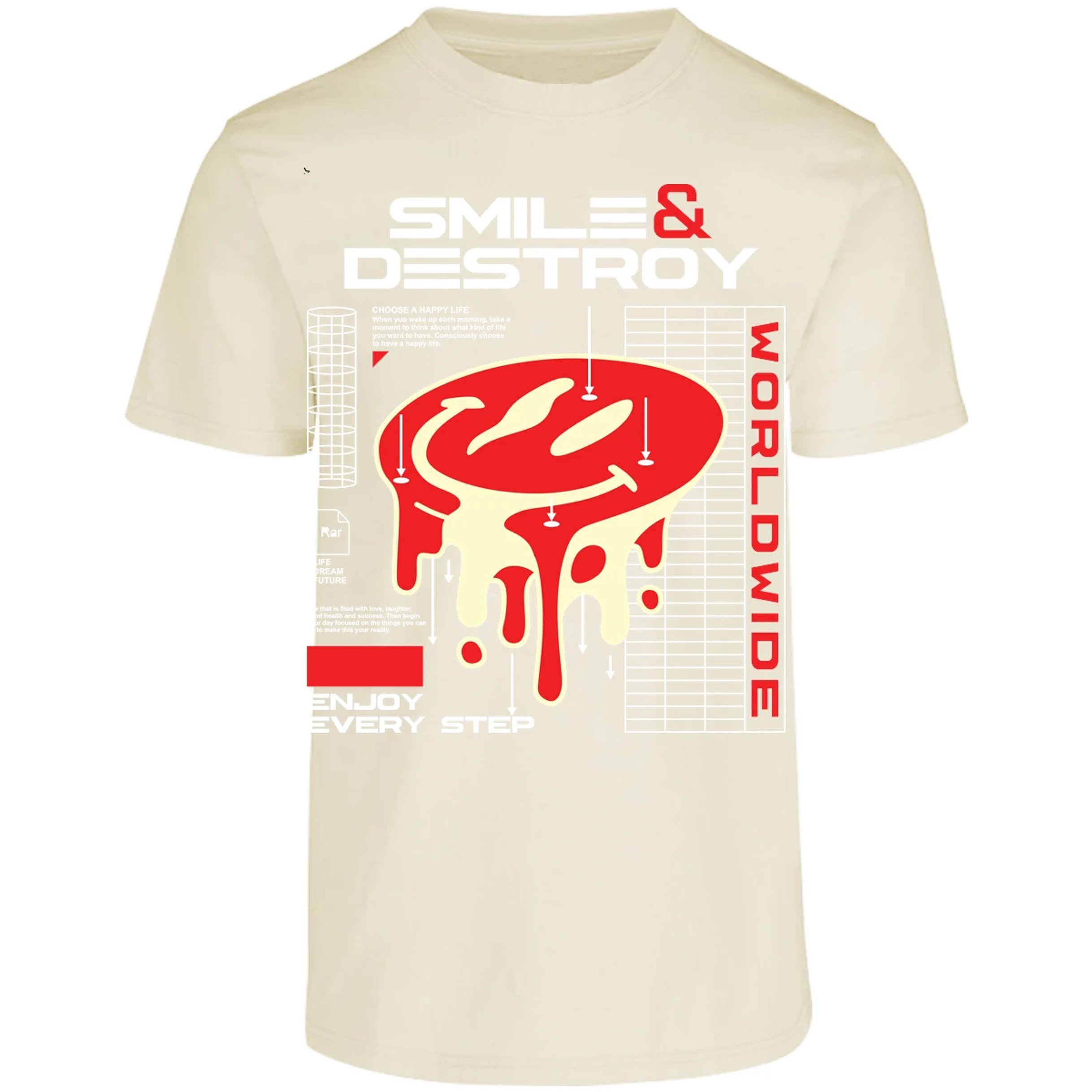 Playera Urbano Style Worldwide 343 para Adulto 19