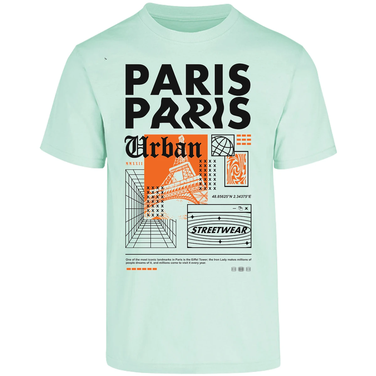 Playera Urbano Style Paris Urban 90 para Adulto 27