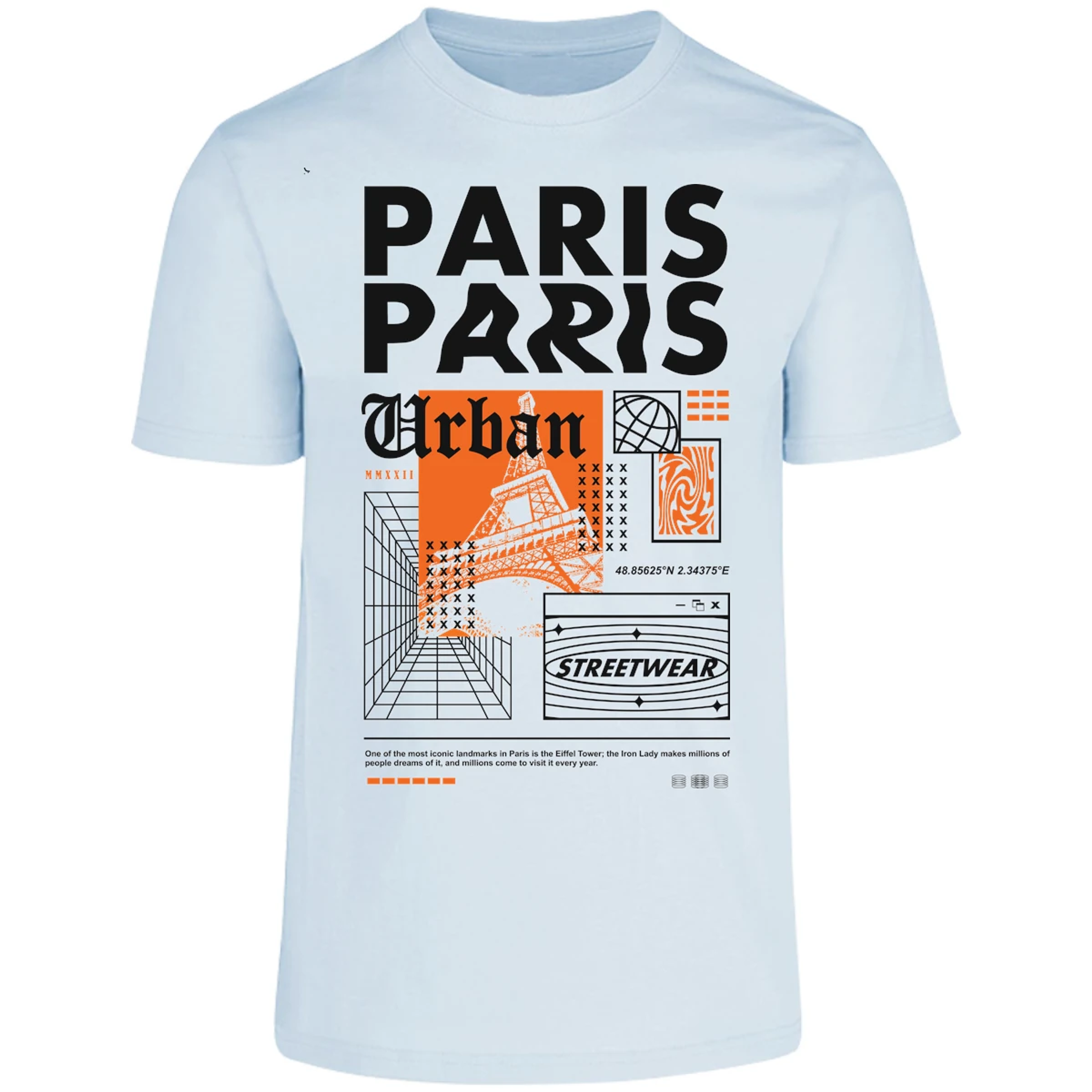 Playera Urbano Style Paris Urban 90 para Adulto 17