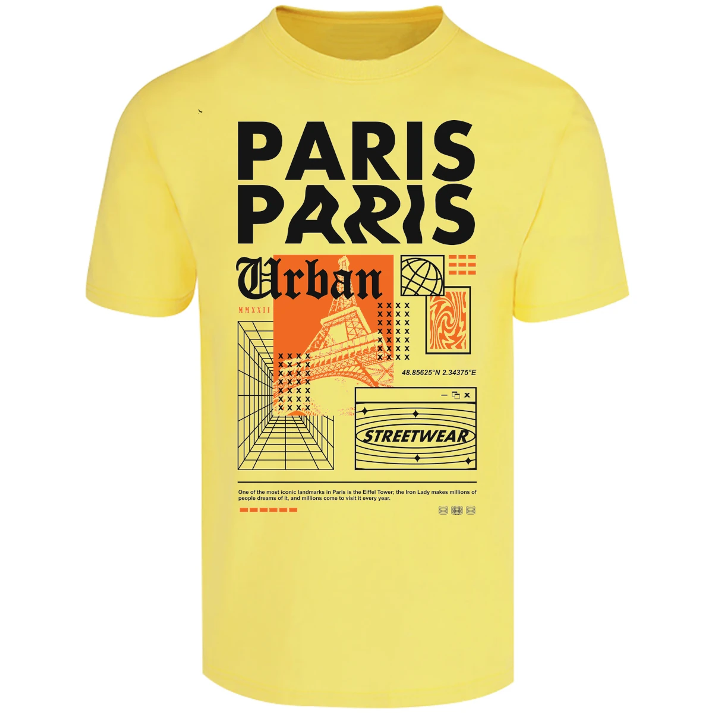Playera Urbano Style Paris Urban 90 para Adulto 29
