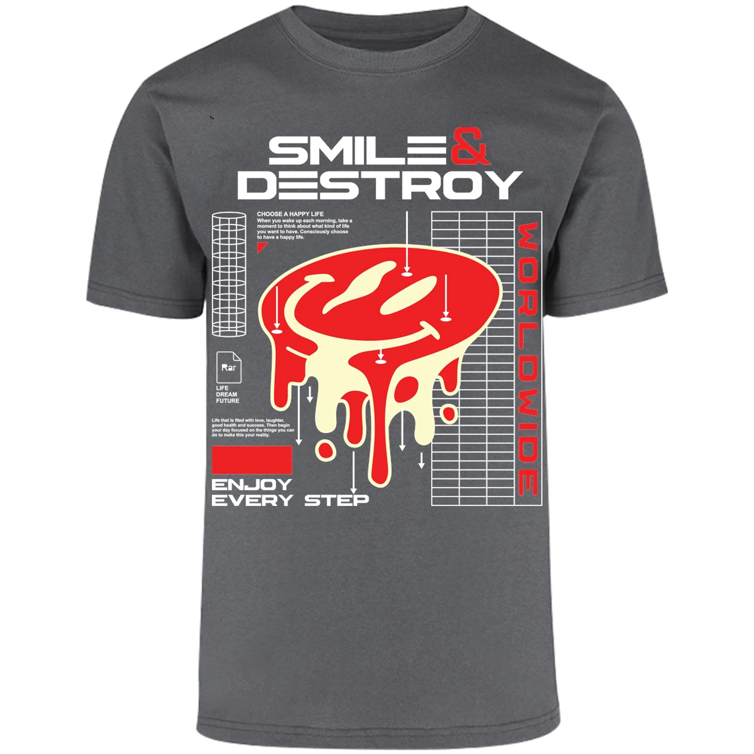 Playera Urbano Style Worldwide 343 para Adulto 25