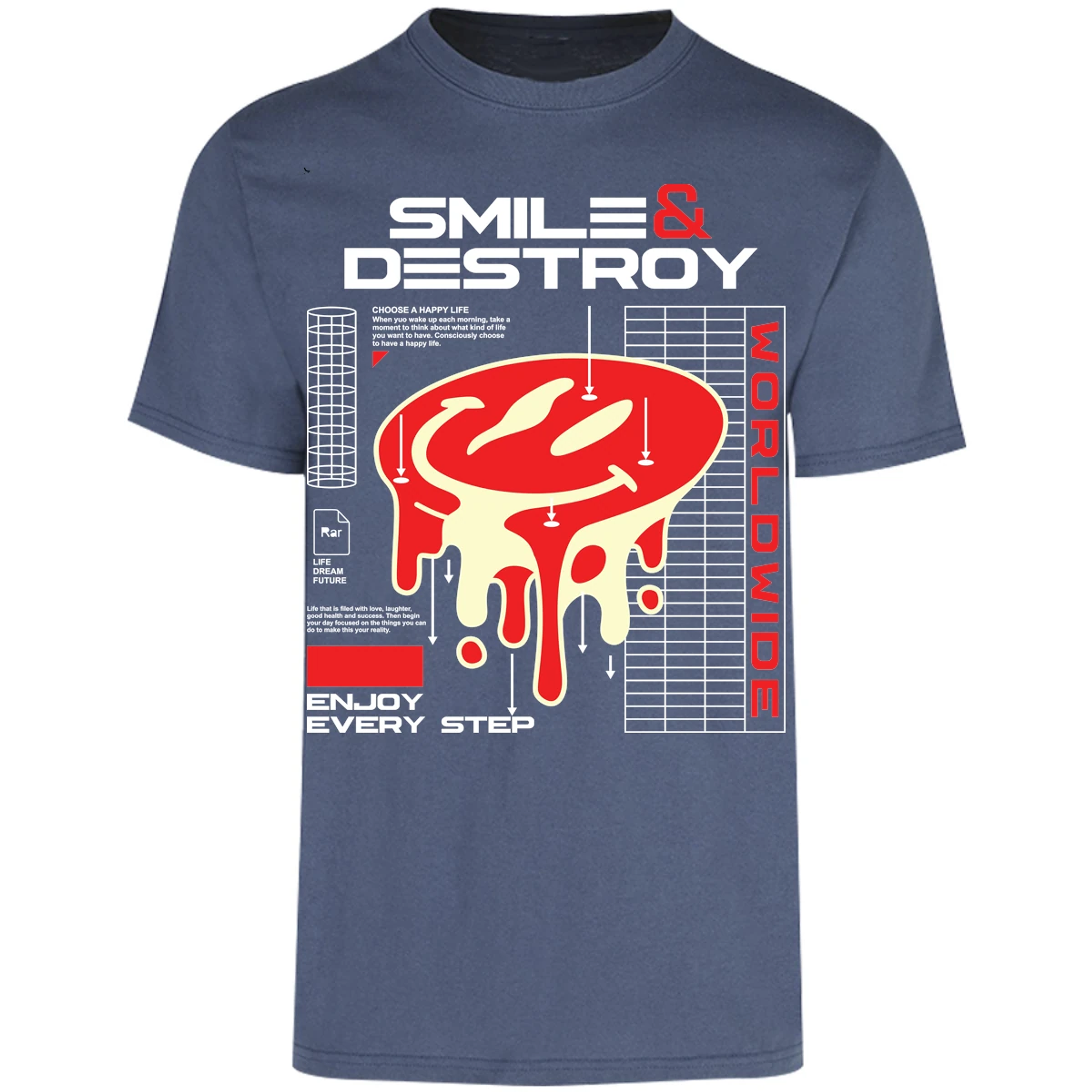 Playera Urbano Style Worldwide 343 para Adulto 3