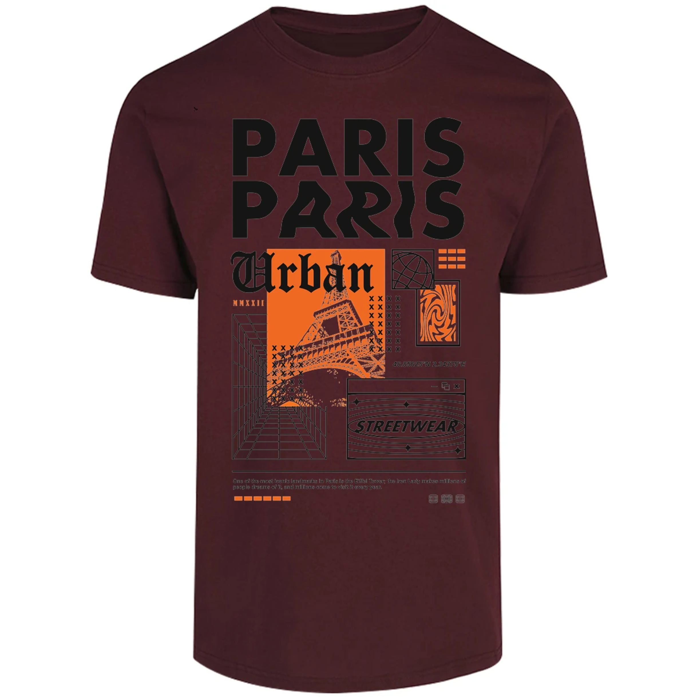 Playera Urbano Style Paris Urban 90 para Adulto 11
