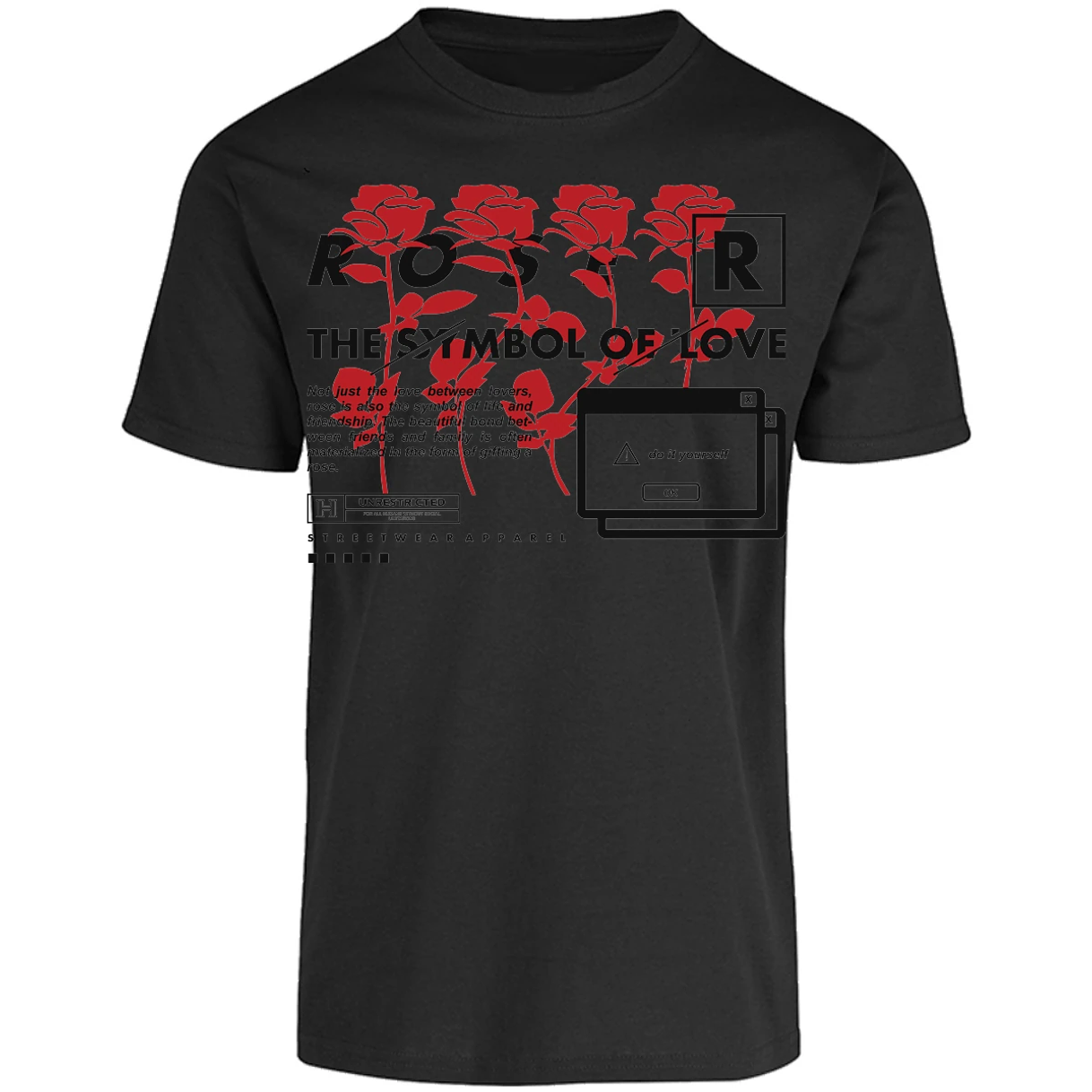 Playera Urbano Style The Simbol Of Love 138 para Adulto 8