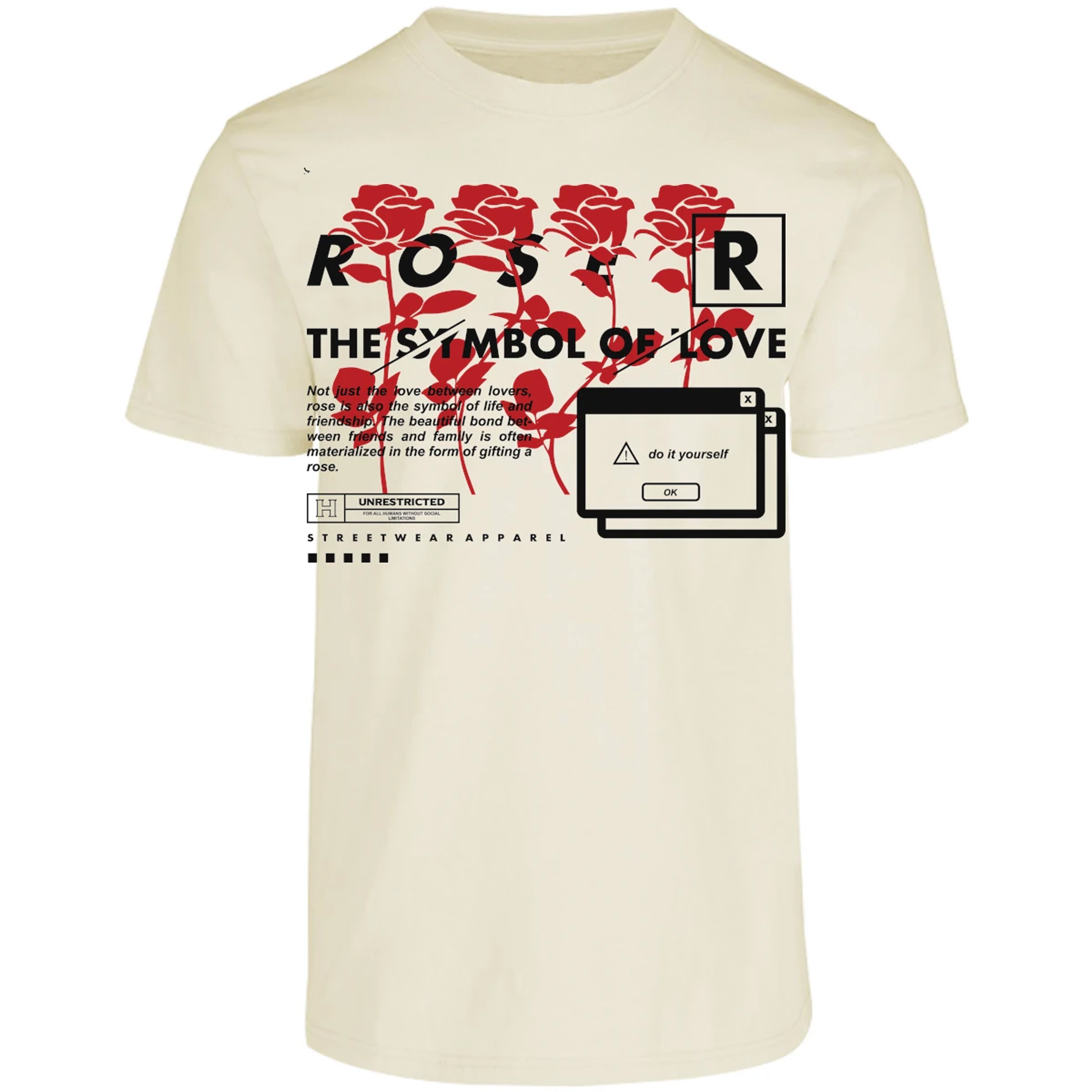 Playera Urbano Style The Simbol Of Love 138 para Adulto 10