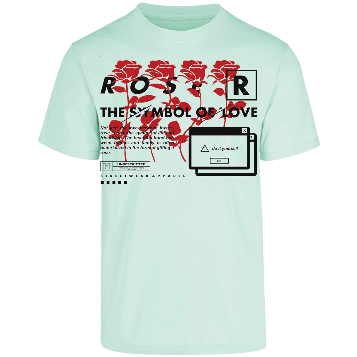 Playera Urbano Style The Simbol Of Love 138 para Adulto 21