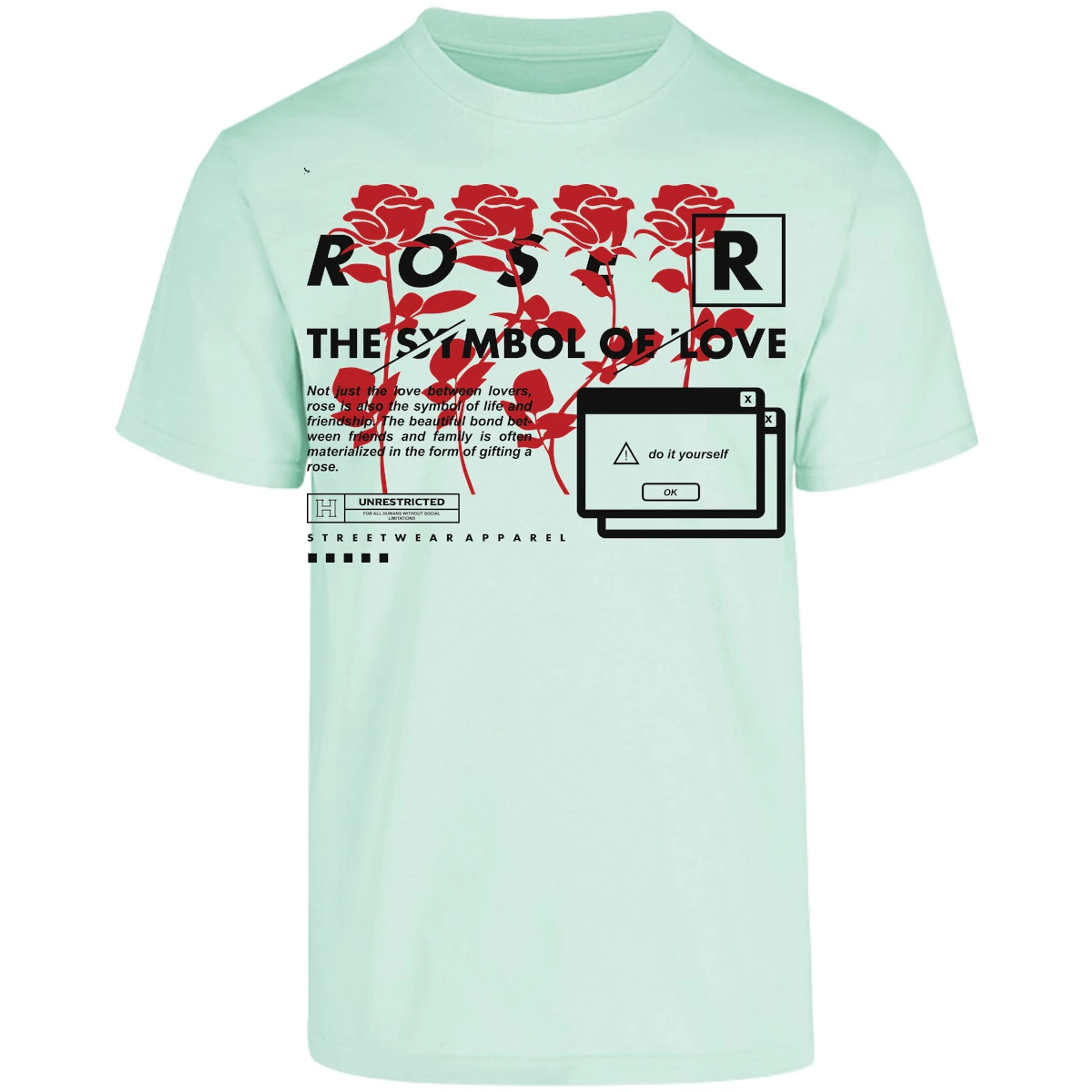 Playera Urbano Style The Simbol Of Love 138 para Adulto 21