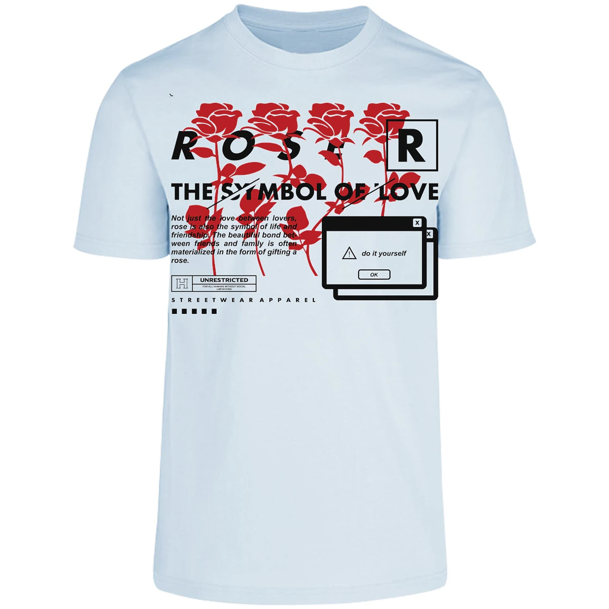 Playera Urbano Style The Simbol Of Love 138 para Adulto 16