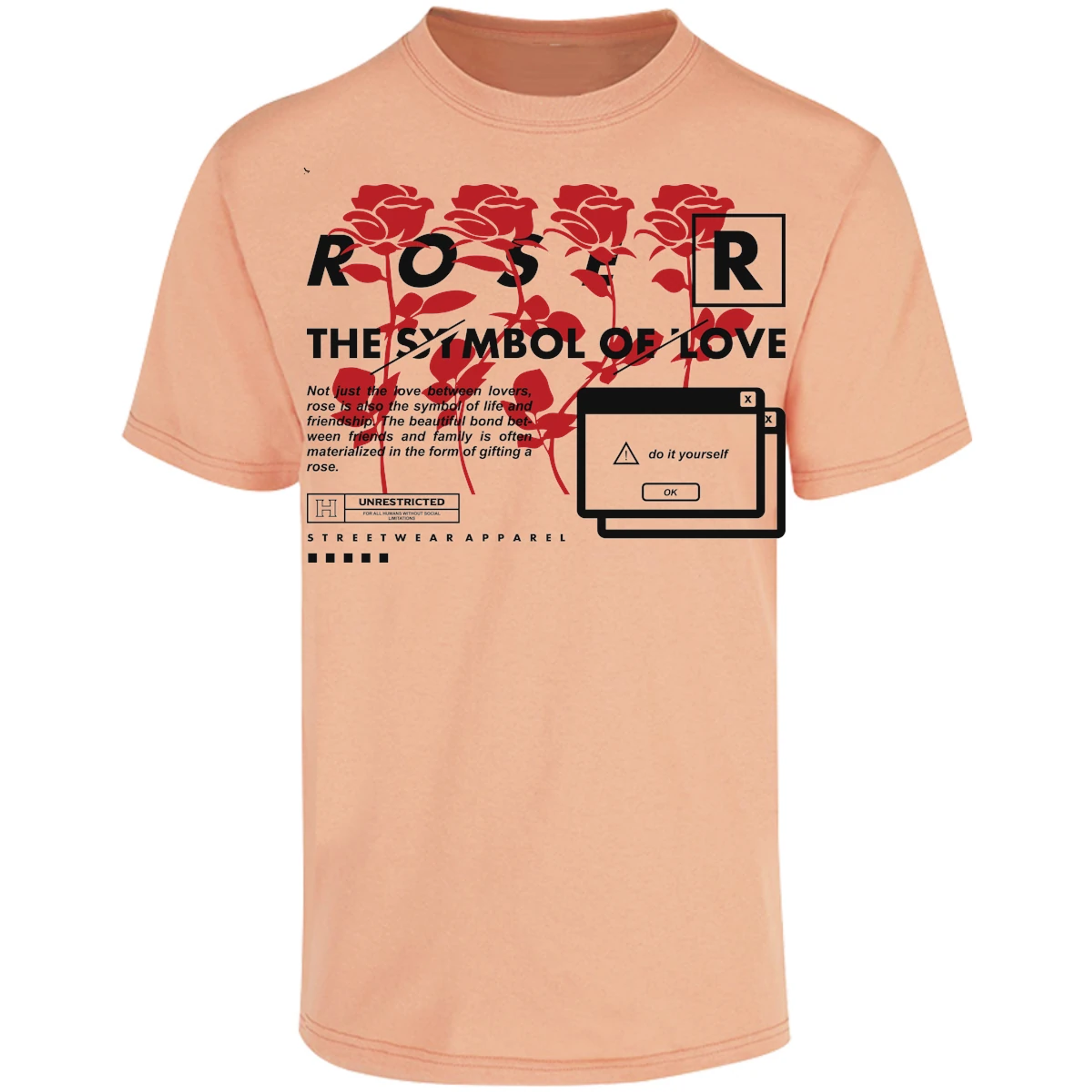 Playera Urbano Style The Simbol Of Love 138 para Adulto 23