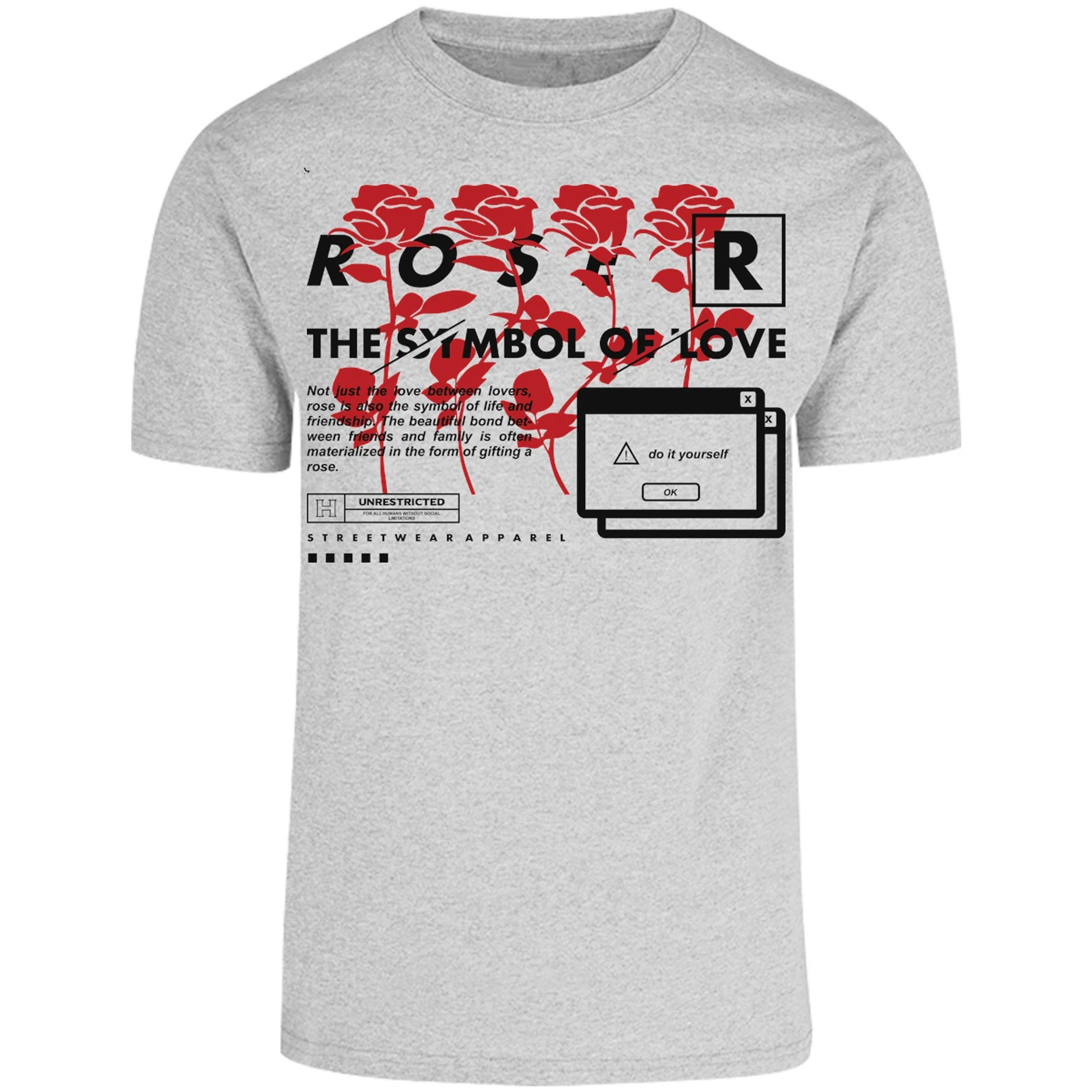 Playera Urbano Style The Simbol Of Love 138 para Adulto 15