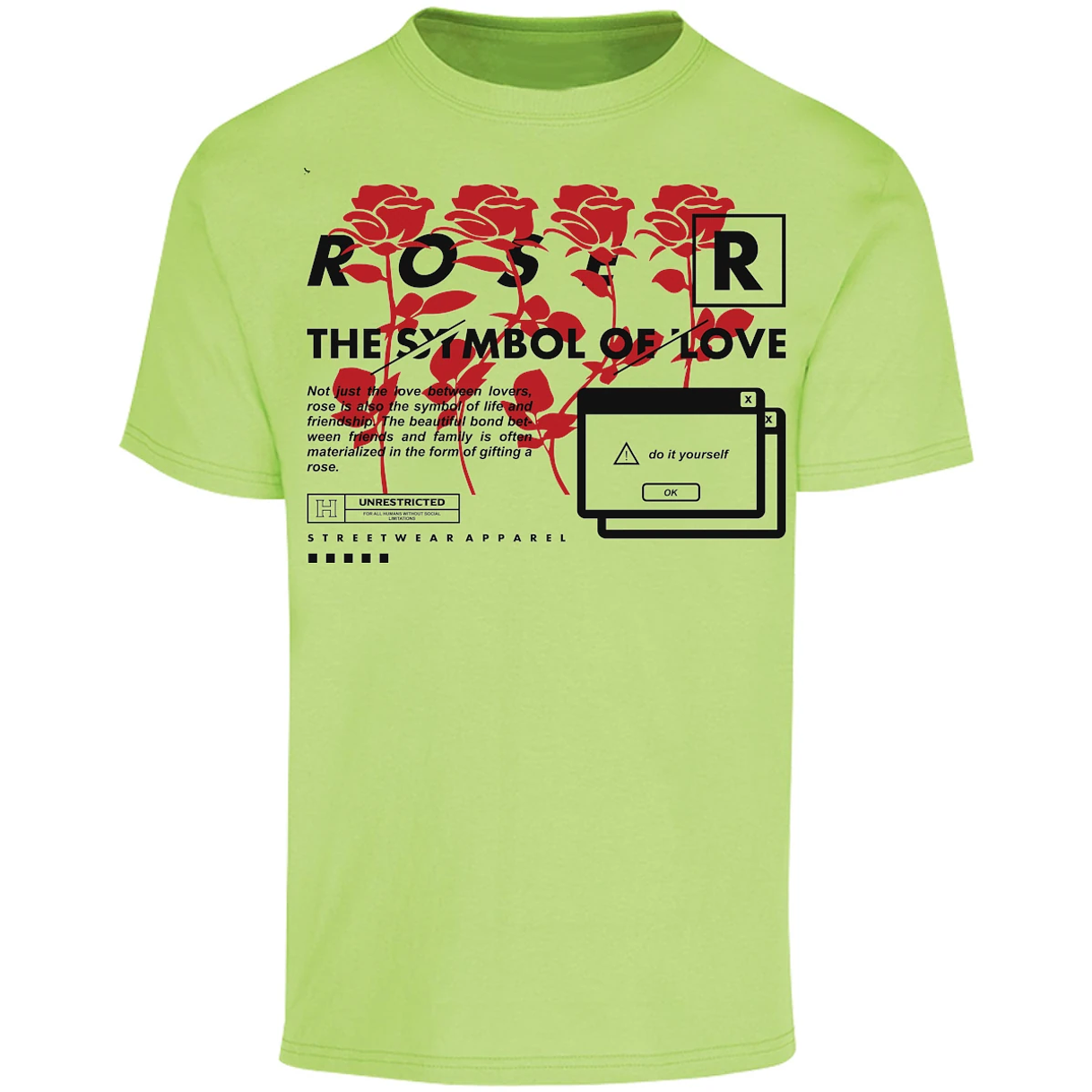 Playera Urbano Style The Simbol Of Love 138 para Adulto 18