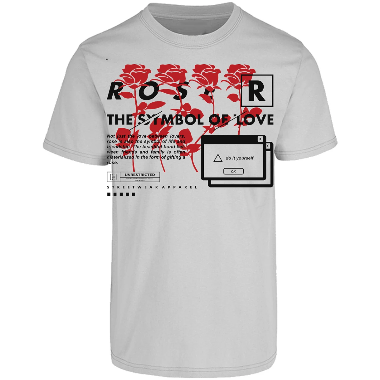 Playera Urbano Style The Simbol Of Love 138 para Adulto 3