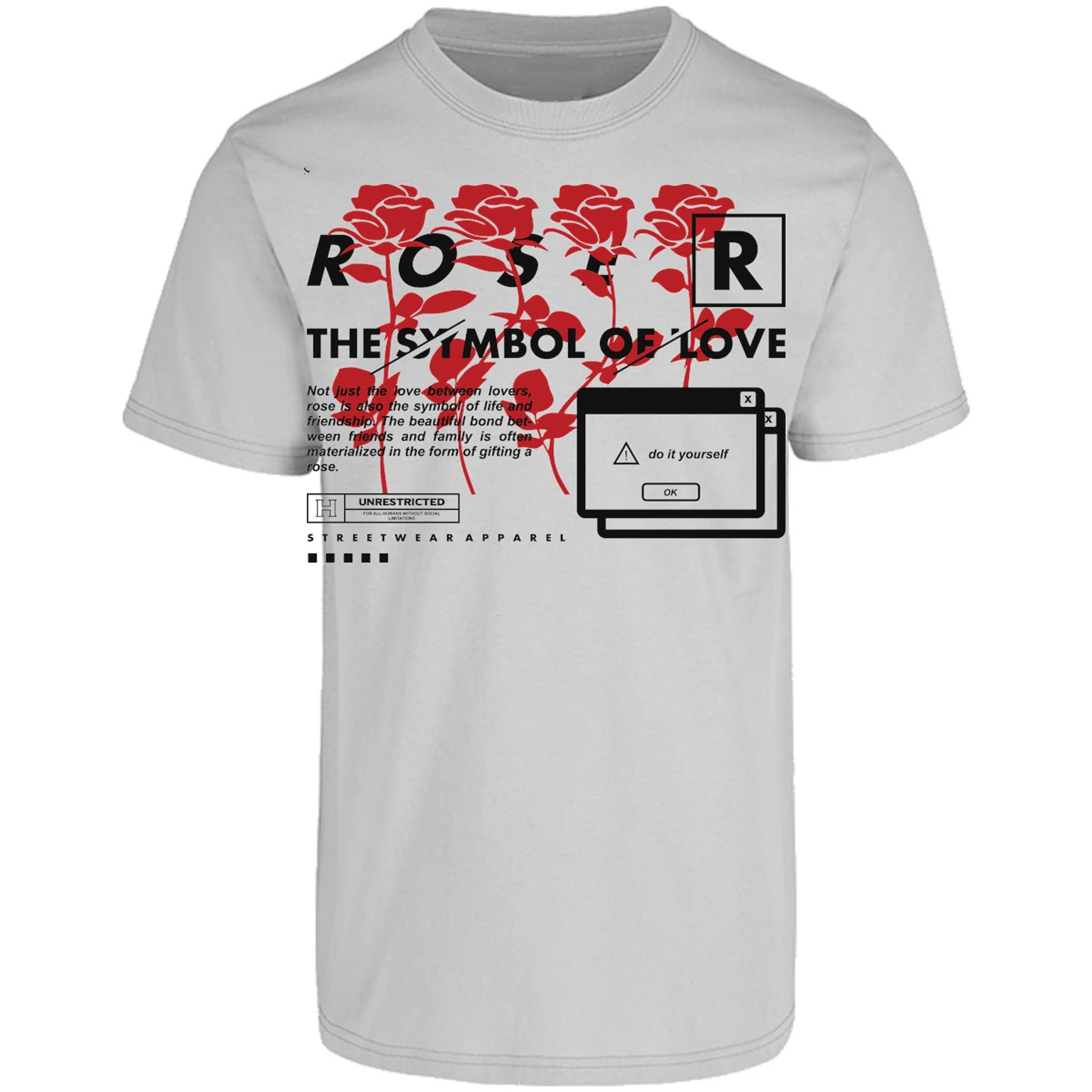 Playera Urbano Style The Simbol Of Love 138 para Adulto 3