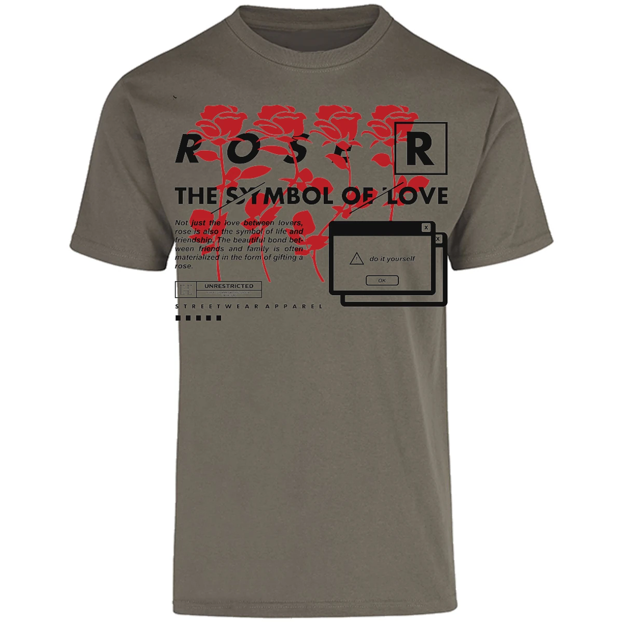 Playera Urbano Style The Simbol Of Love 138 para Adulto 12