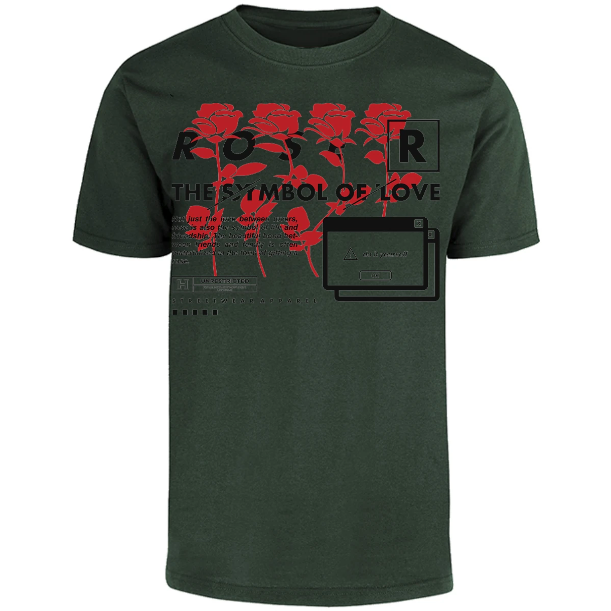 Playera Urbano Style The Simbol Of Love 138 para Adulto 24