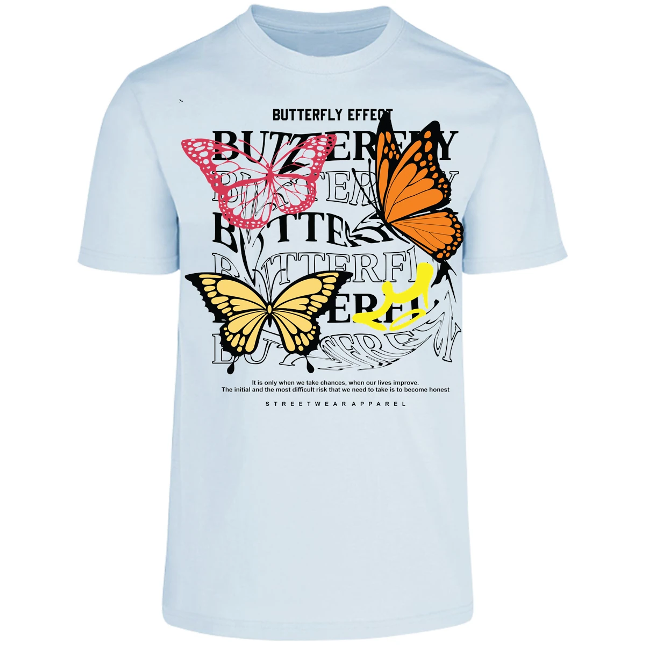Playera Urbano Style Butterfly Only Improve 362 para Adulto 13