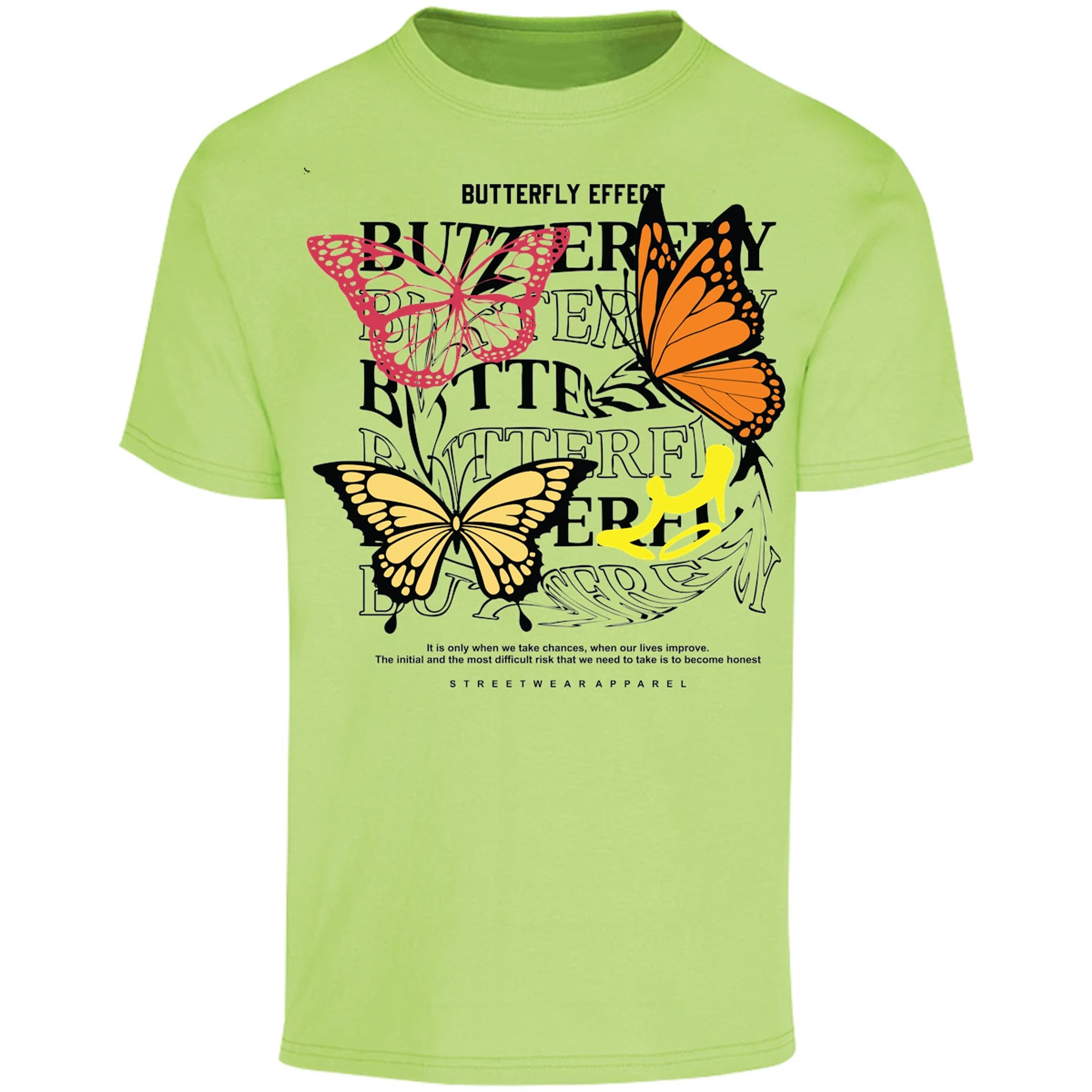 Playera Urbano Style Butterfly Only Improve 362 para Adulto 18